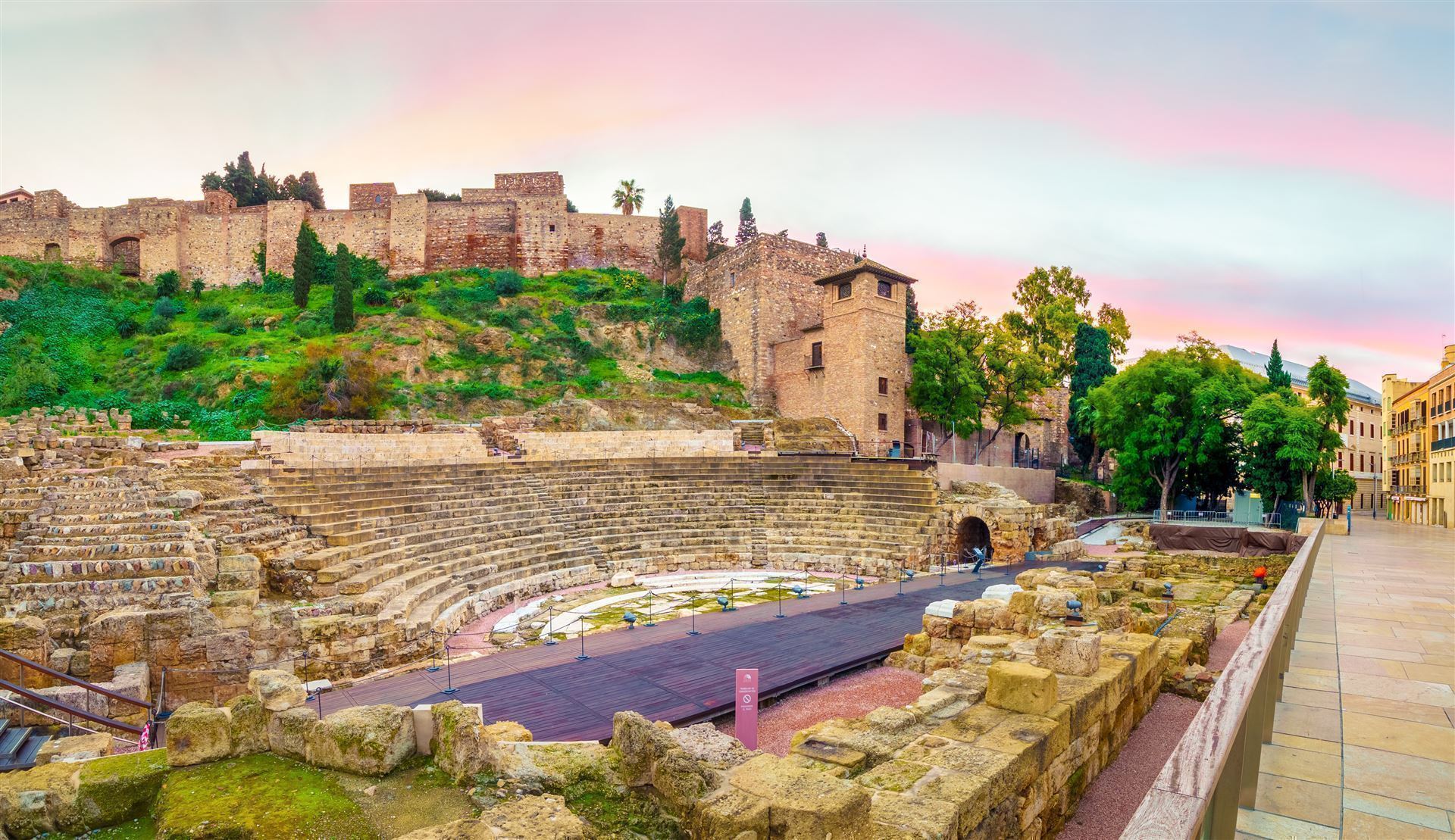 Andalusien Malaga Alcazaba