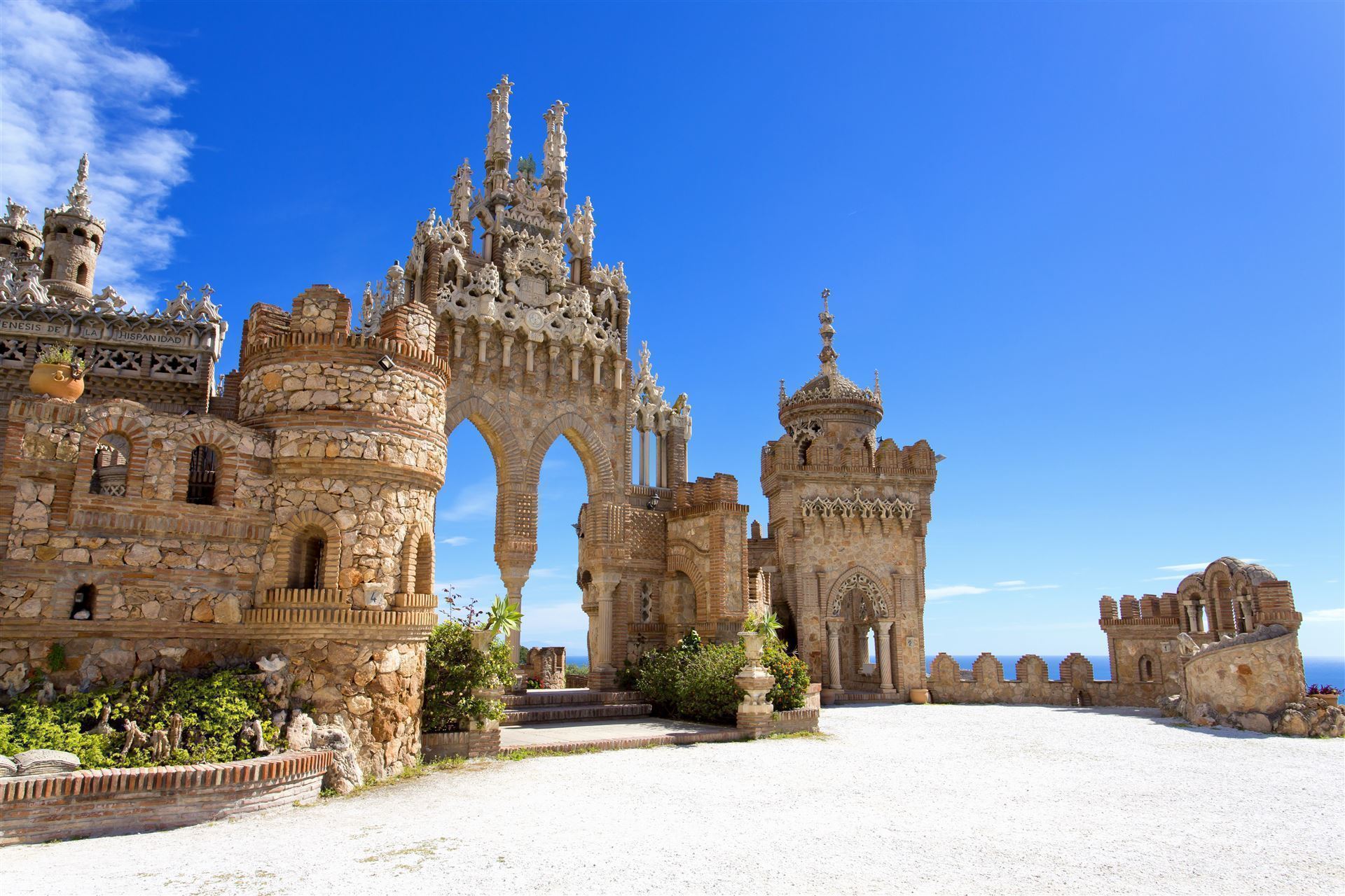 Andalusien Benalmadena Castillo de Colomares