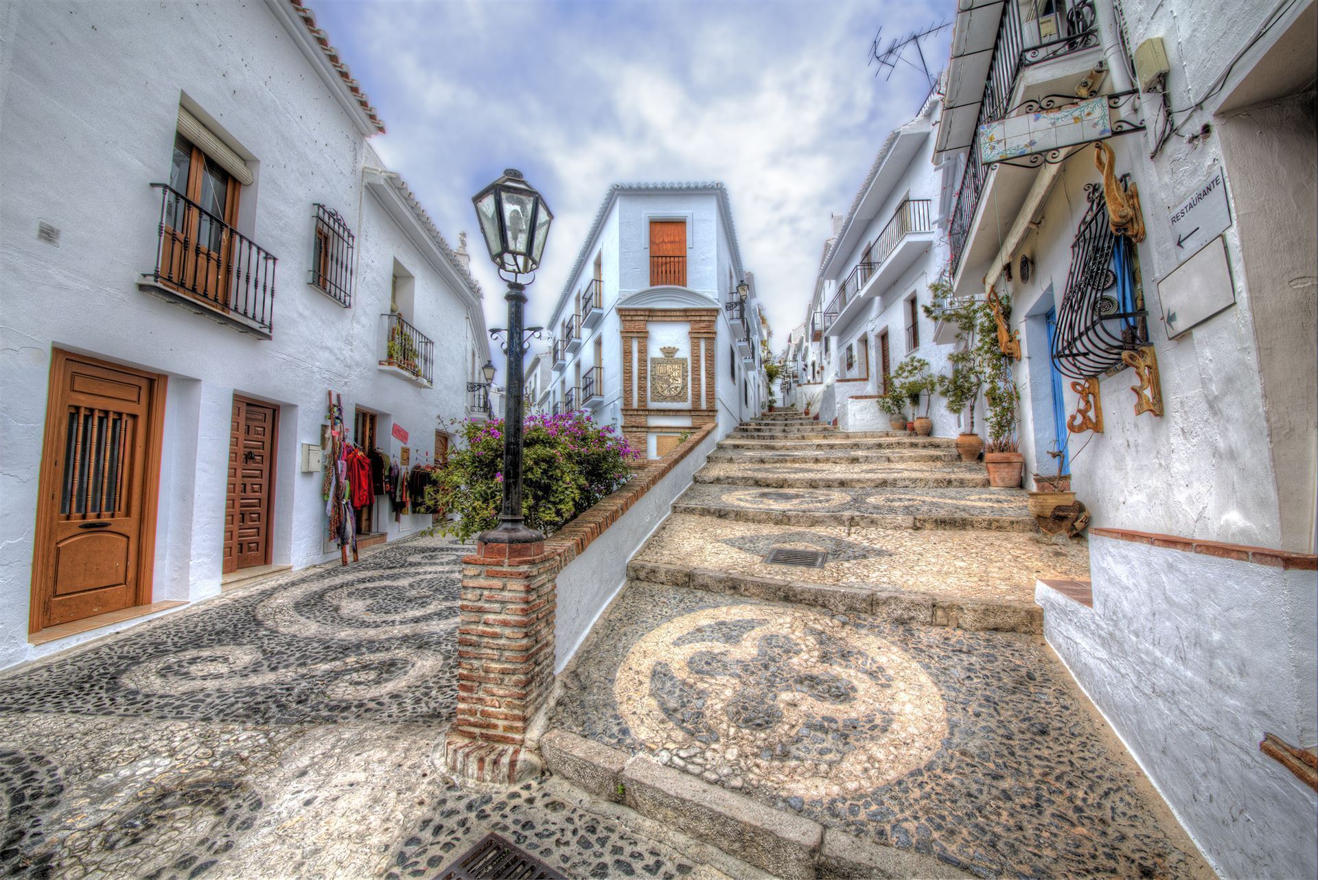 Andalusien Strasse in Frigiliana