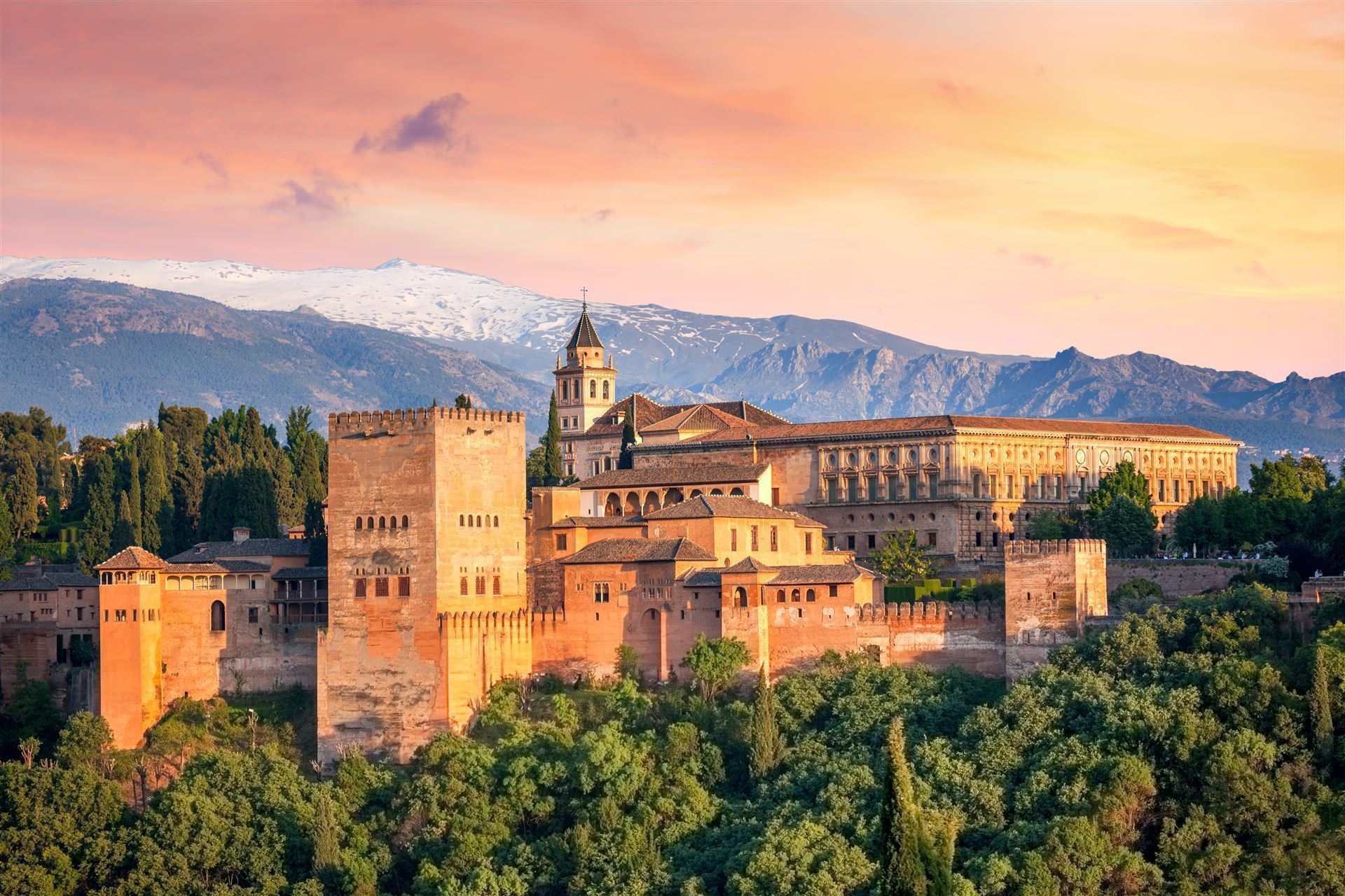 Alhambra bei Sonnenschein