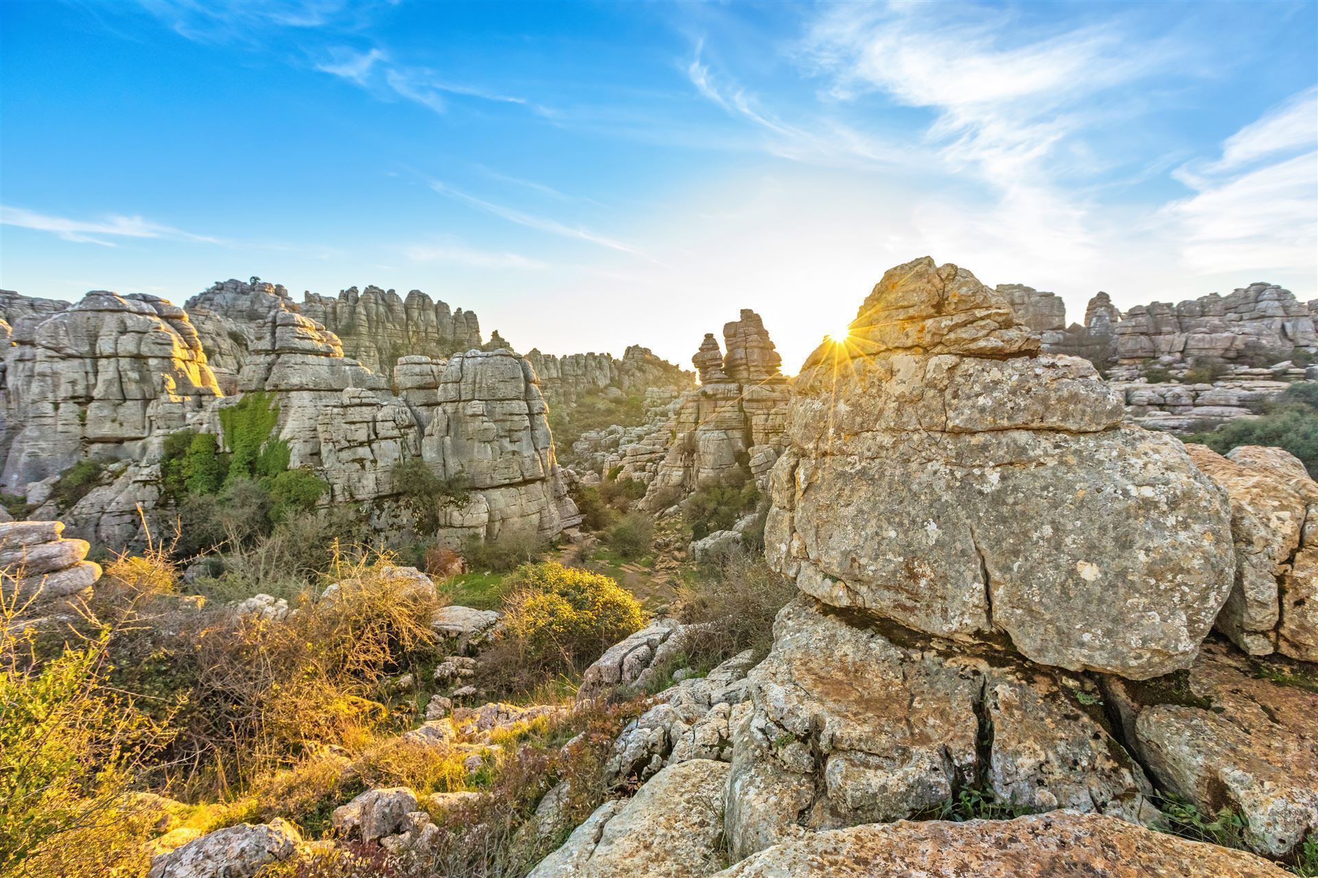 Andalusien Naturschutzgebiet El Torcal de Antequera