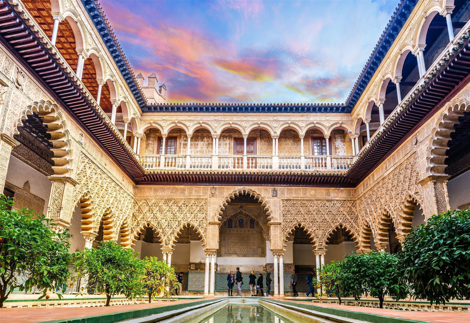Andalusien Sevilla Alcazar