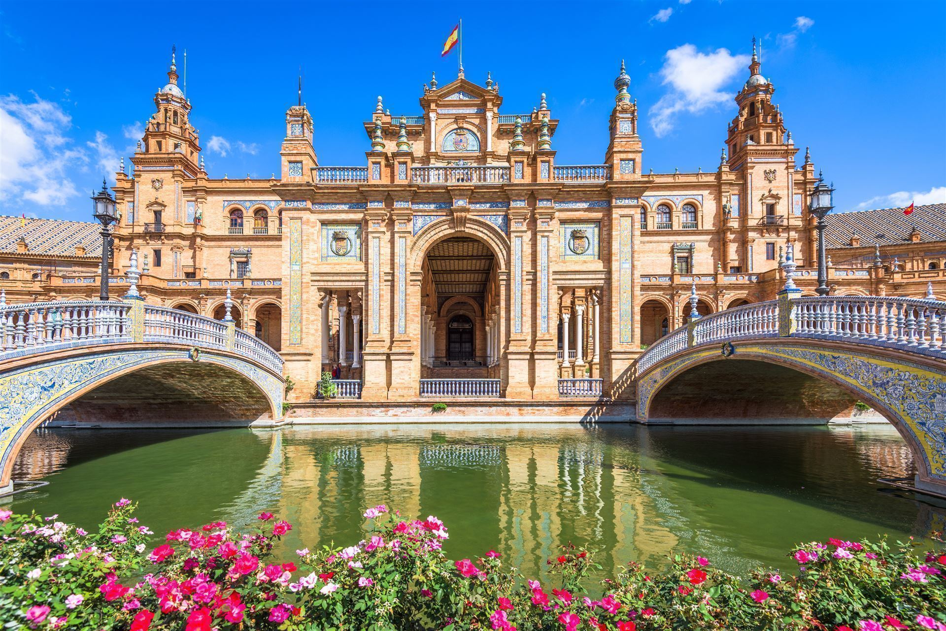 Andalusien Sevilla Plaza de Espana