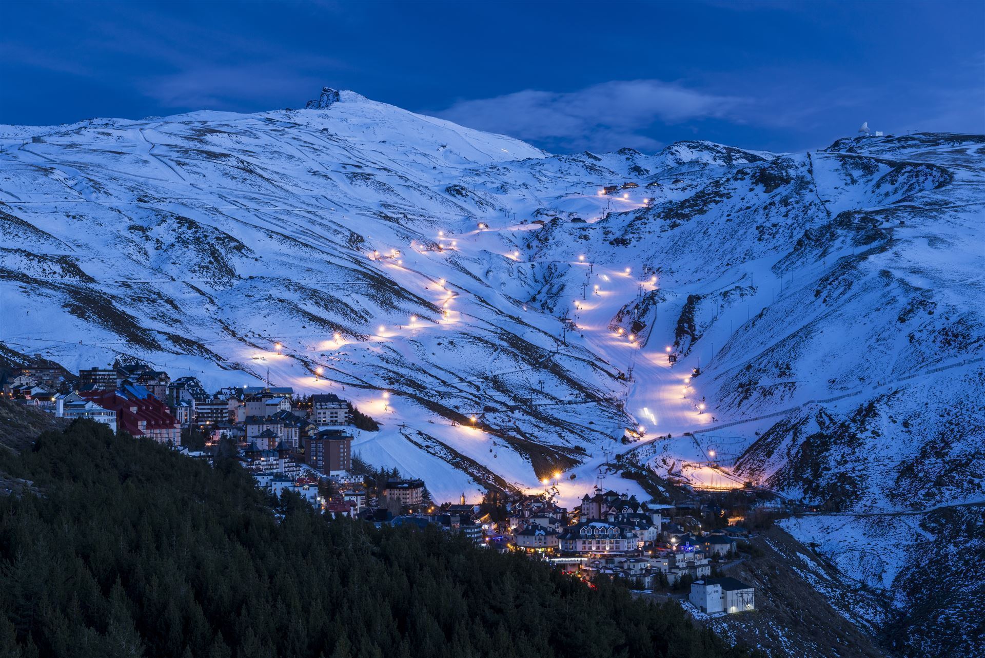 Andalusien Sierra Nevada im Winter
