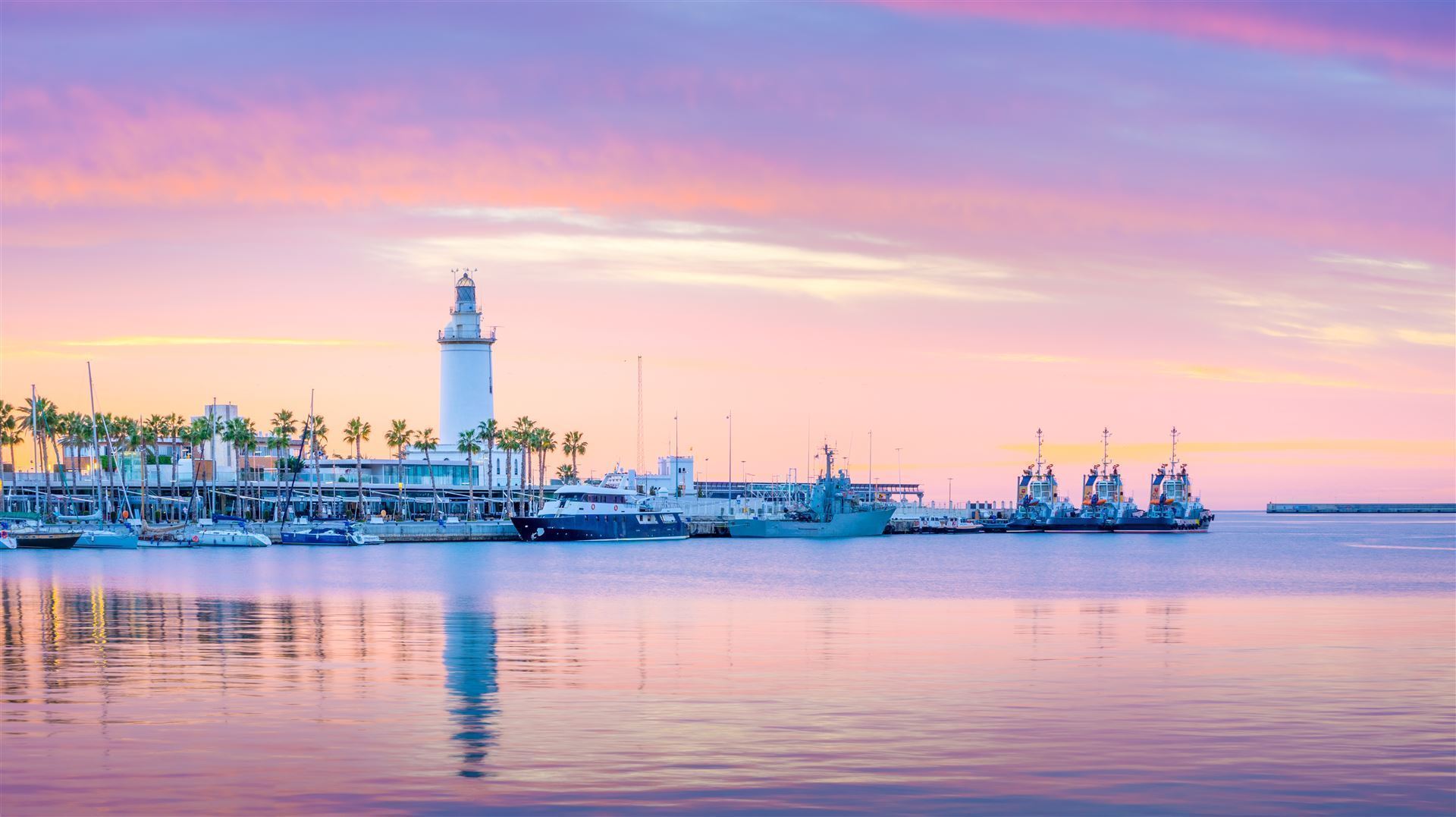 Hafen von Malaga