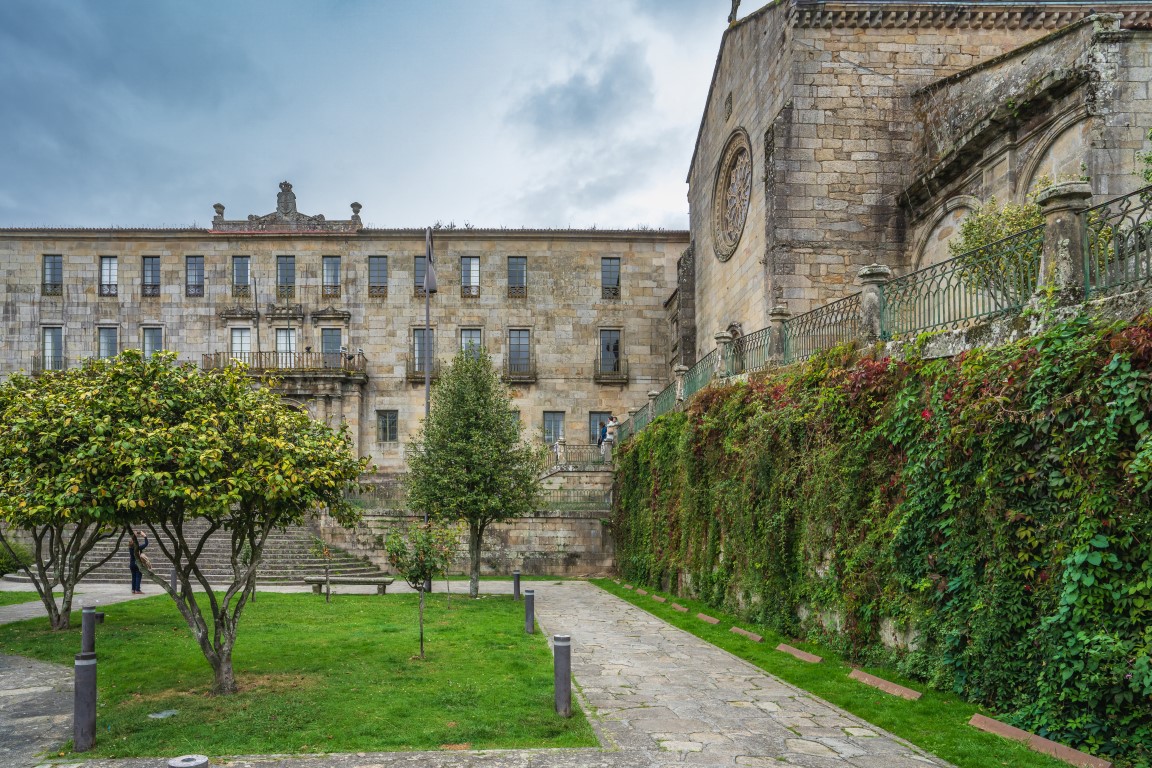 Kirche und Kloster von San Francisco in der Stadt Pontevedra