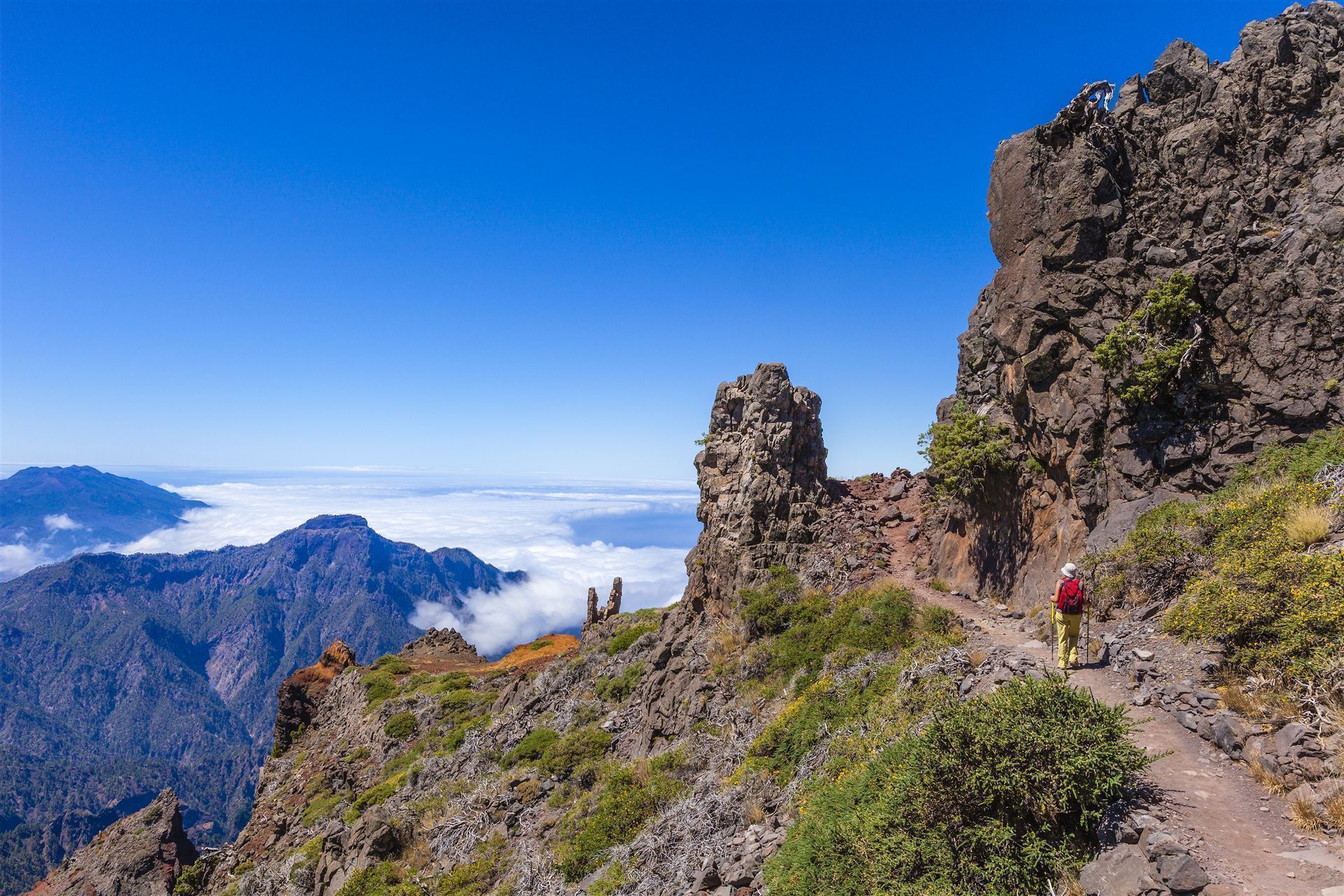 Wanderin wandert vom Pico de la Nieve zum Roque de los Muchachos