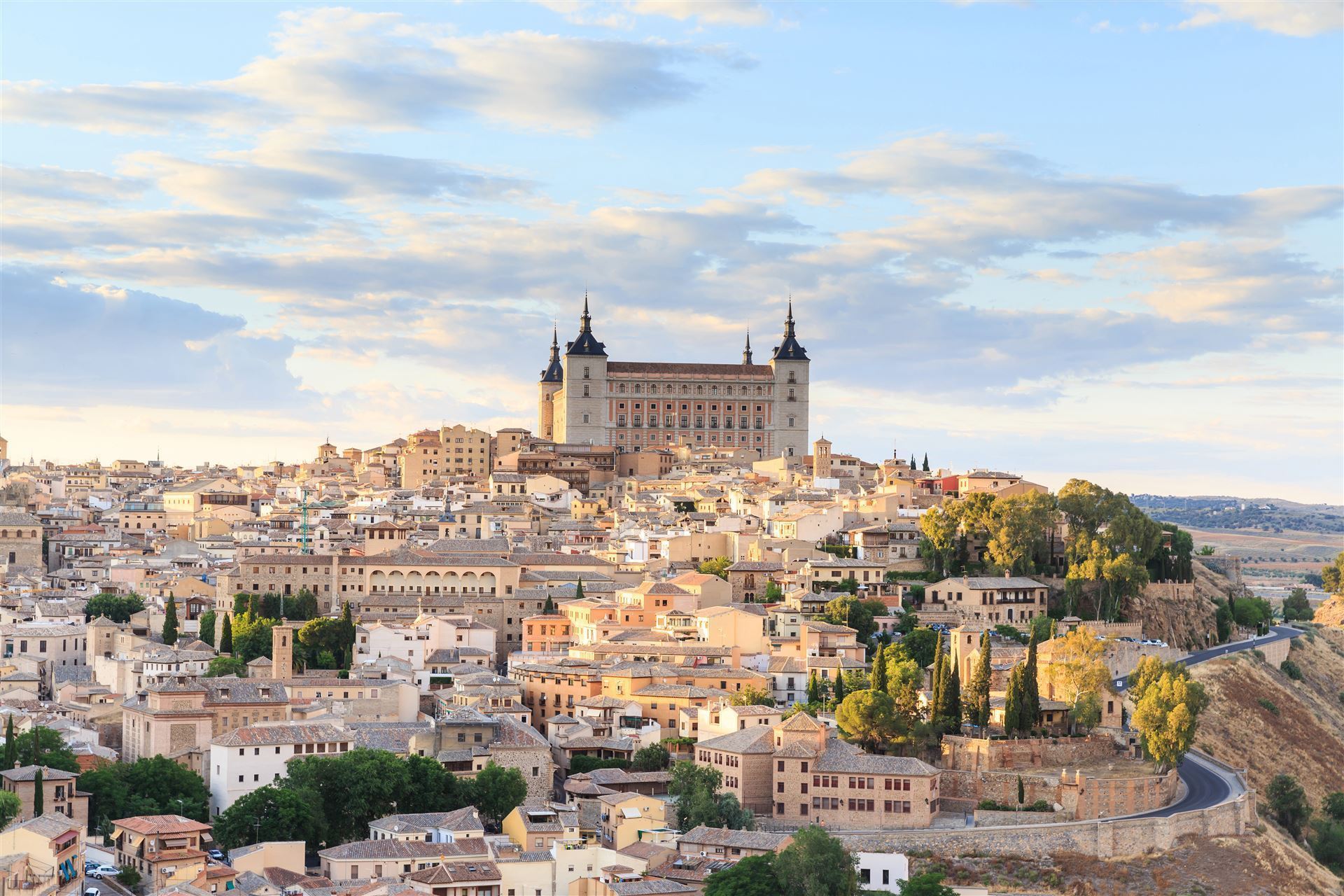 Kastilien Toledo Panoramablick