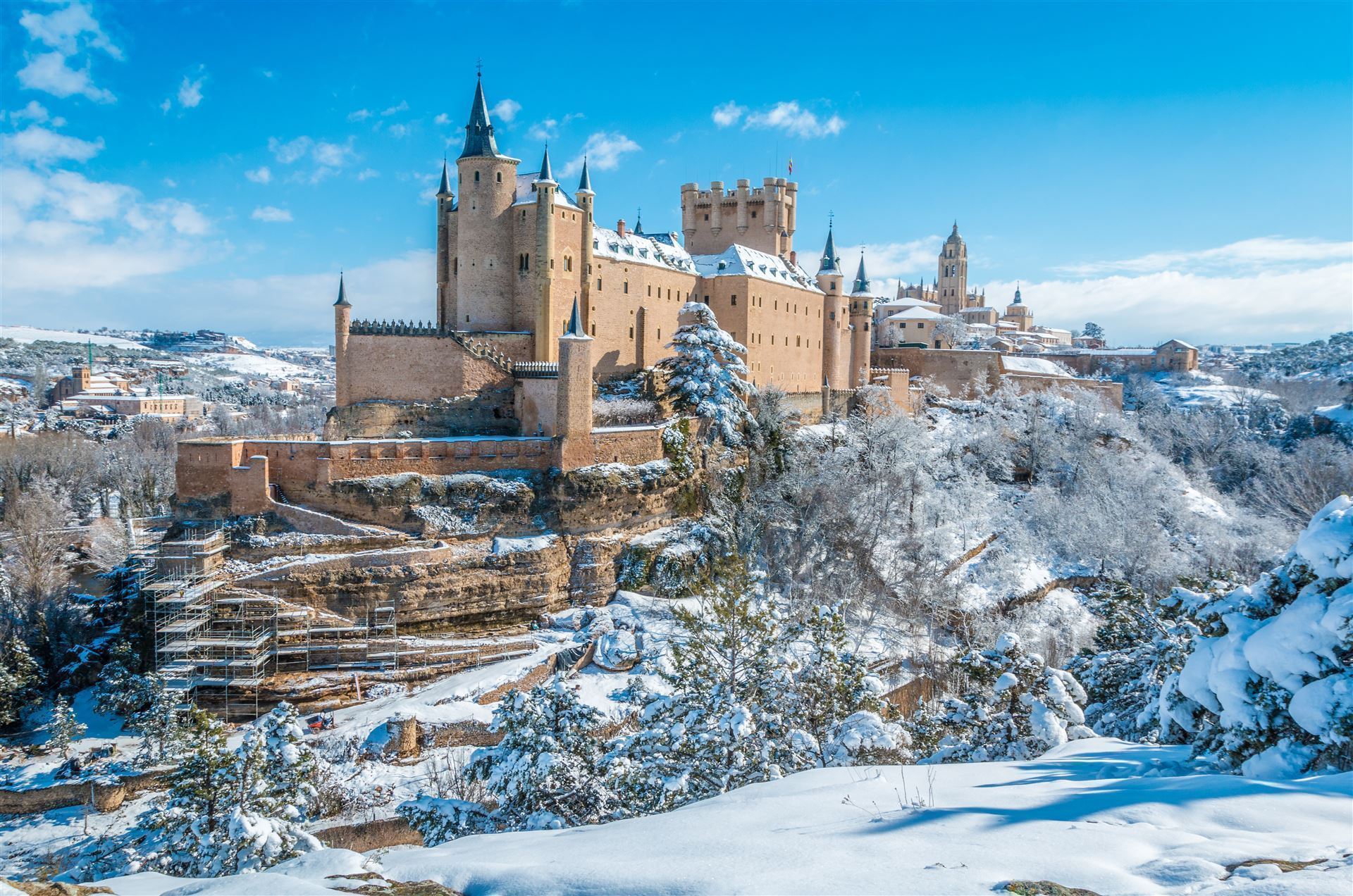 Segovia Alcazar im Winter