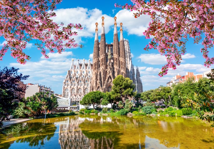 Sagrada im Frühling