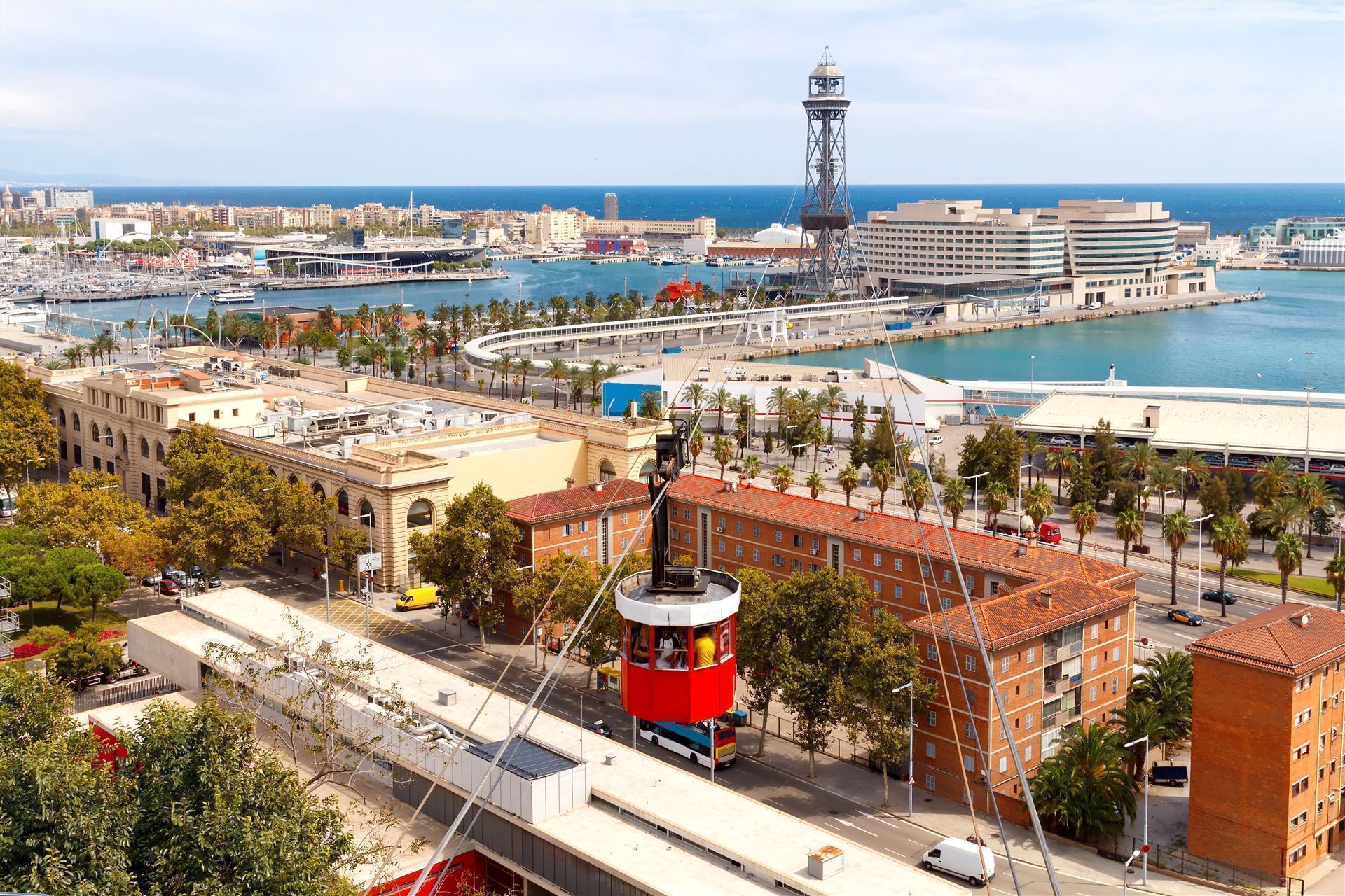 Barcelona Seilbahn zum Montjuïc