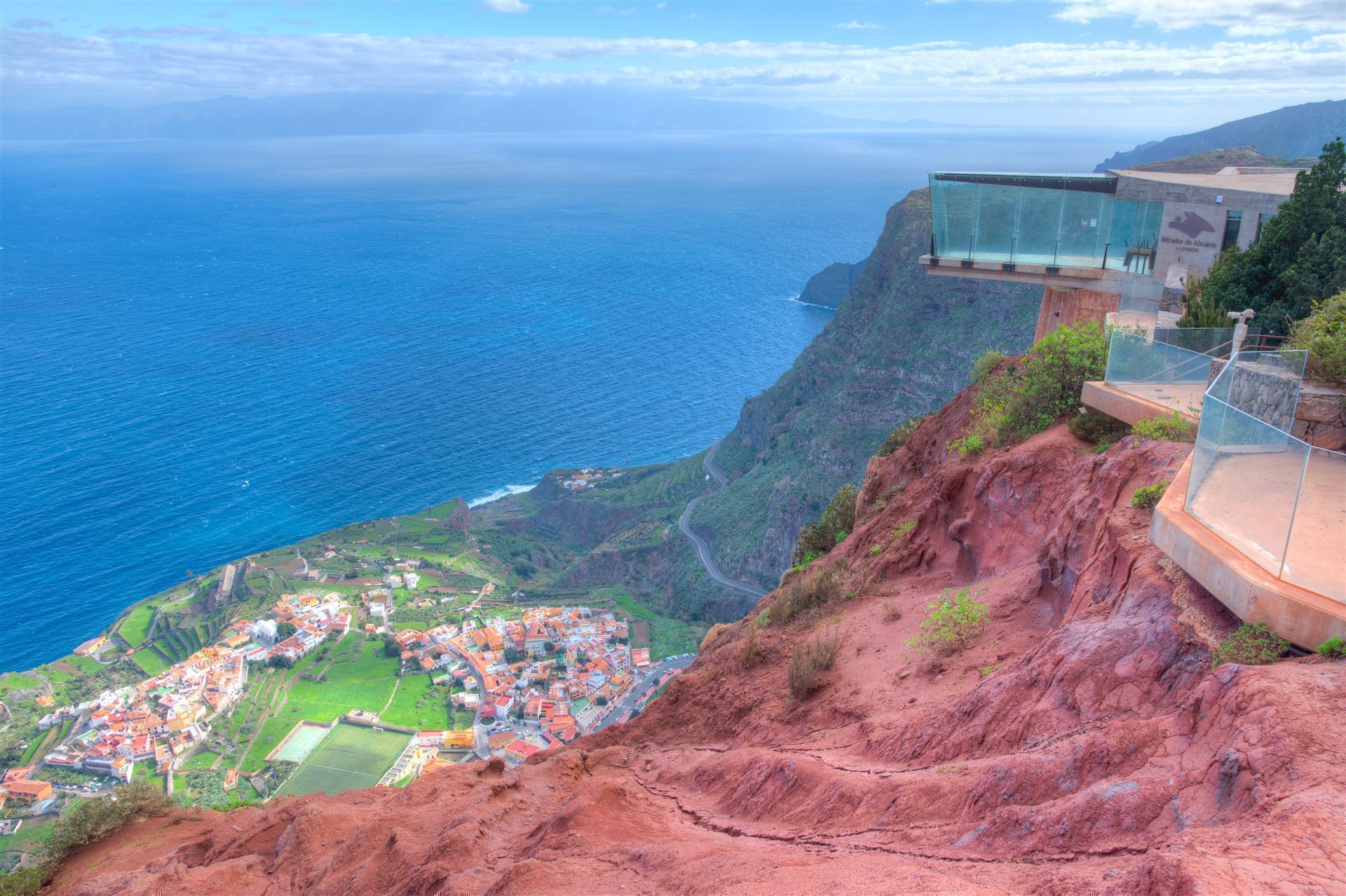 Aussichtspunkt Mirador de Abrante mit Blick auf Agulo