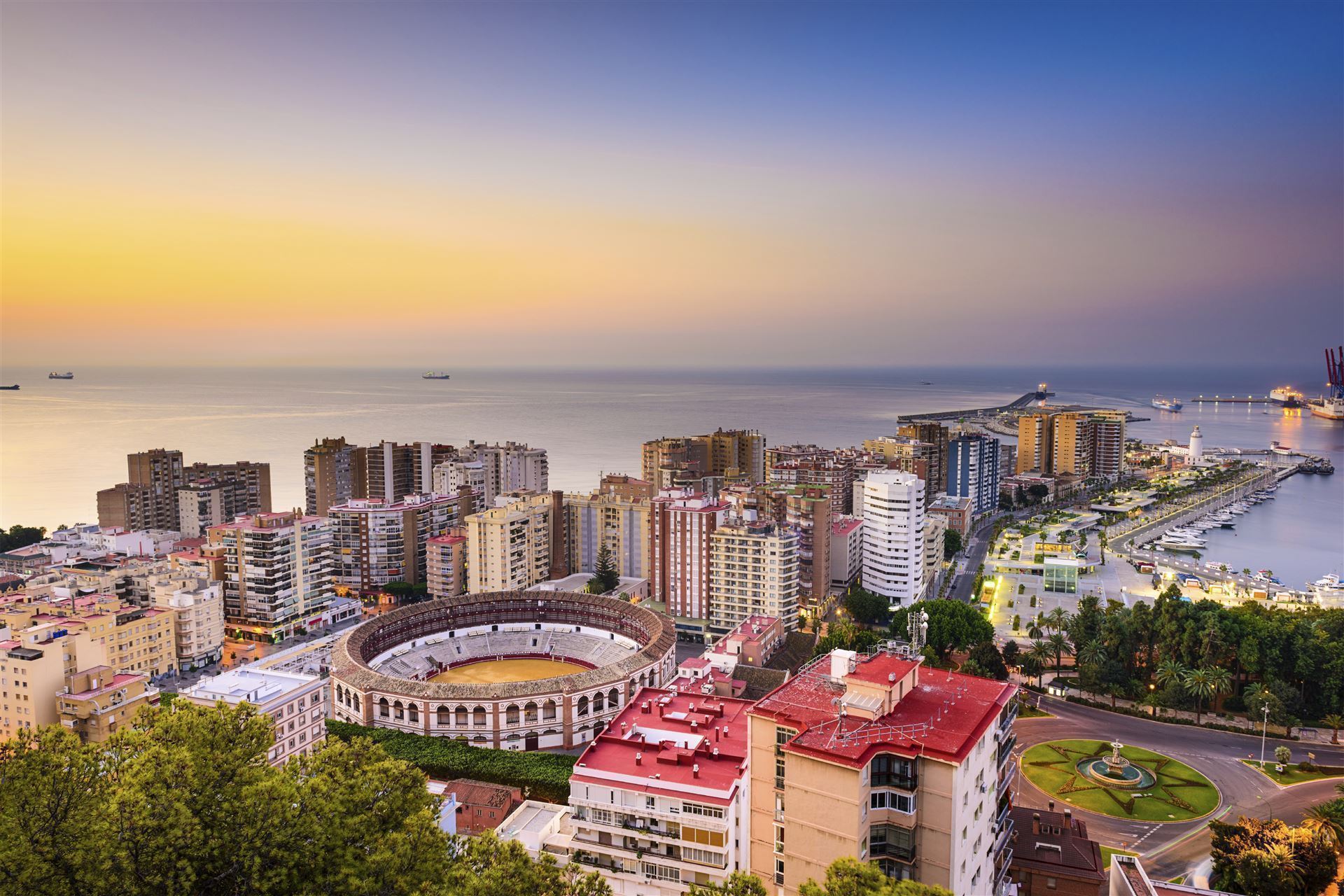 Andalusien Malaga Seeblick