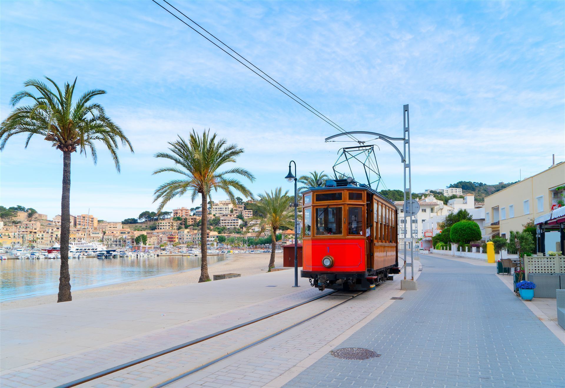 Spanien Mallorca Tren de Sóller in Port de Soller