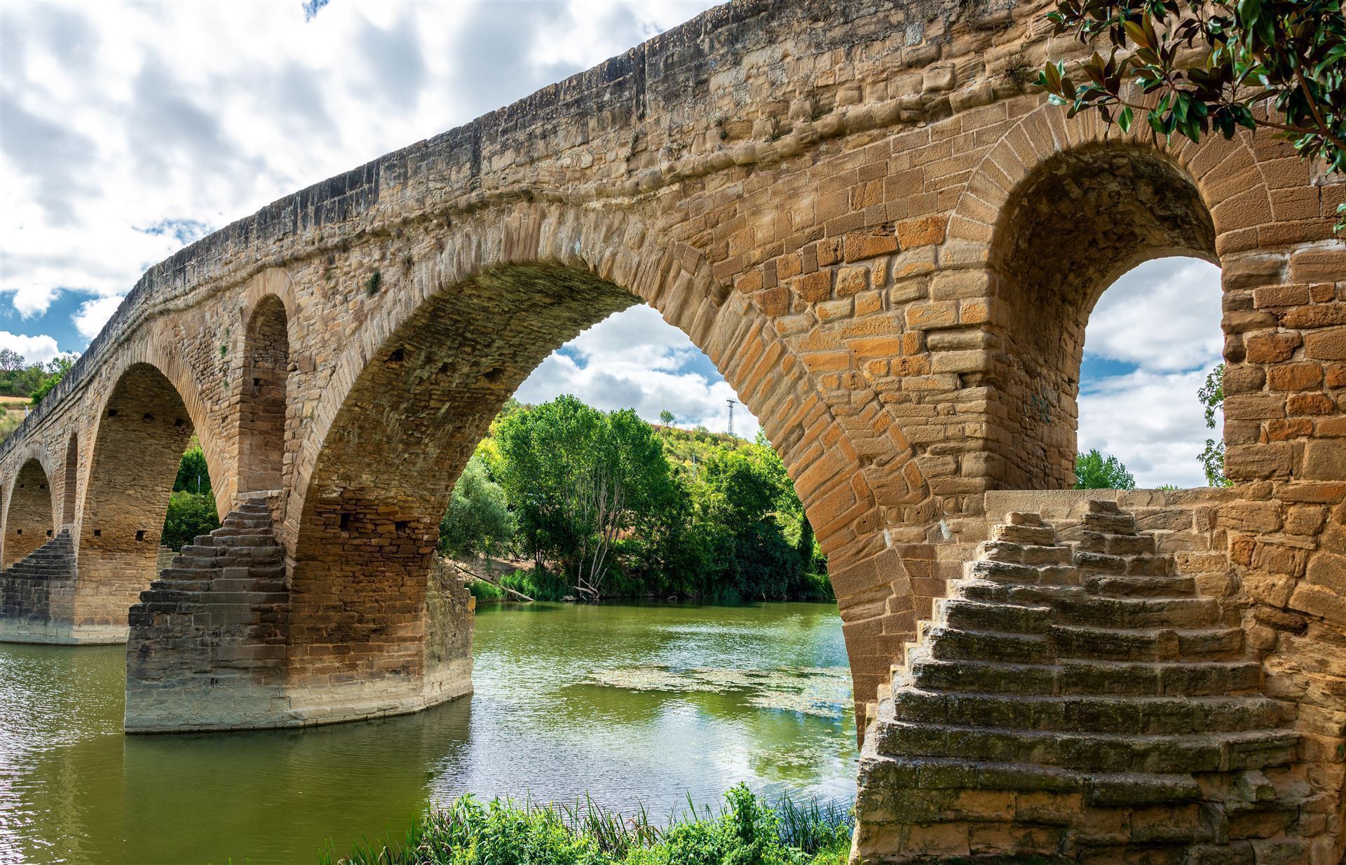 Brücke am Jakobsweg in Puenta la Reina