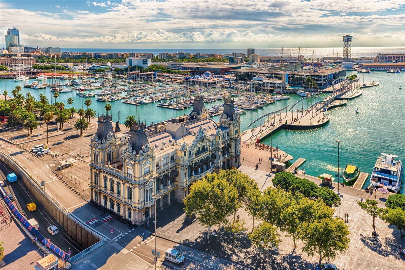 Hafen in Barcelona