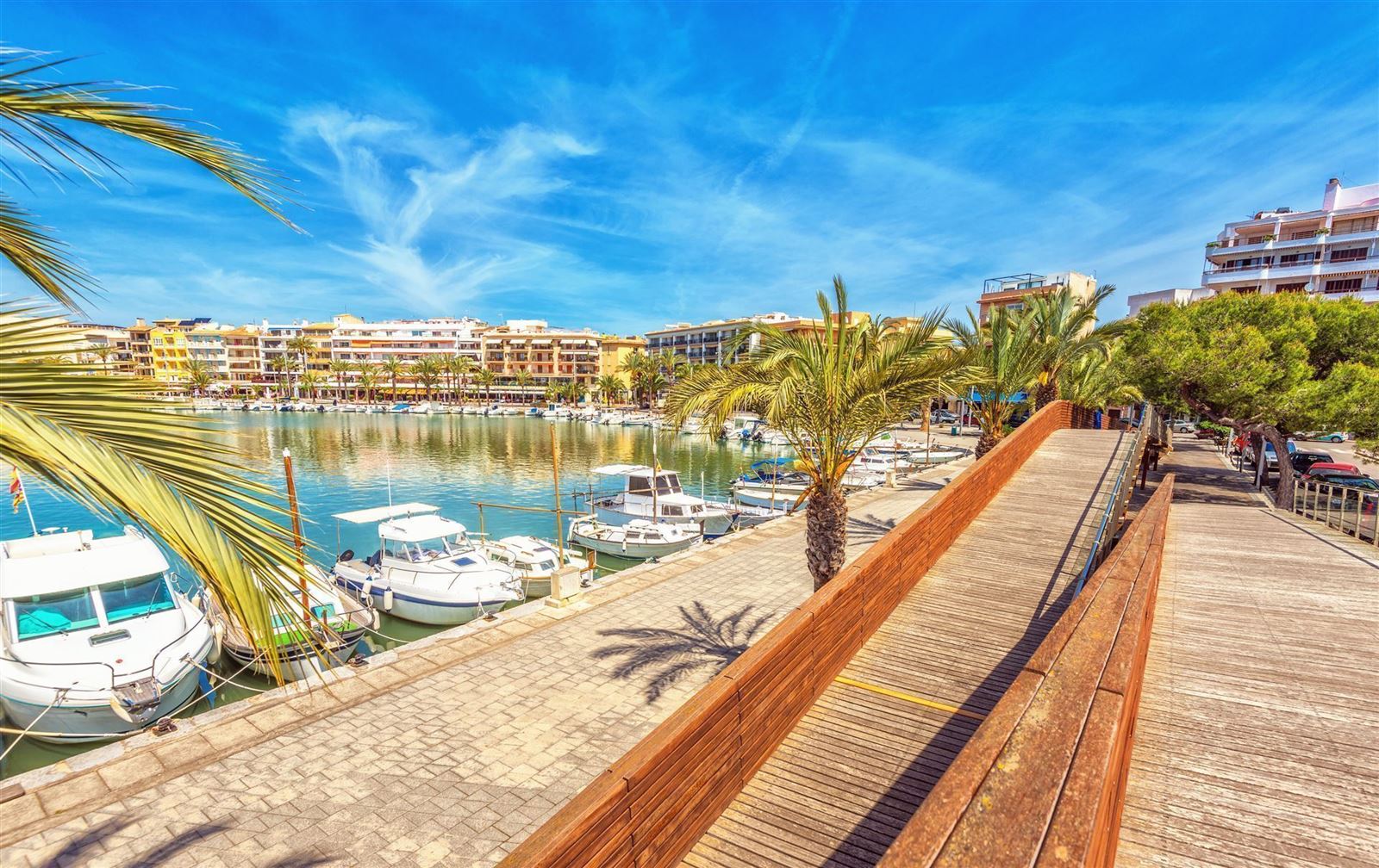 Spanien Mallorca Hafen Alcudia