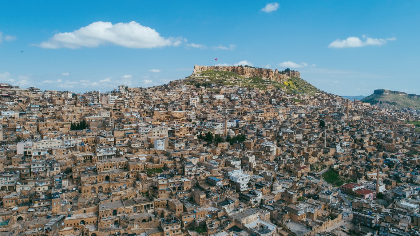 Mardin Burg und Stadtzentrum