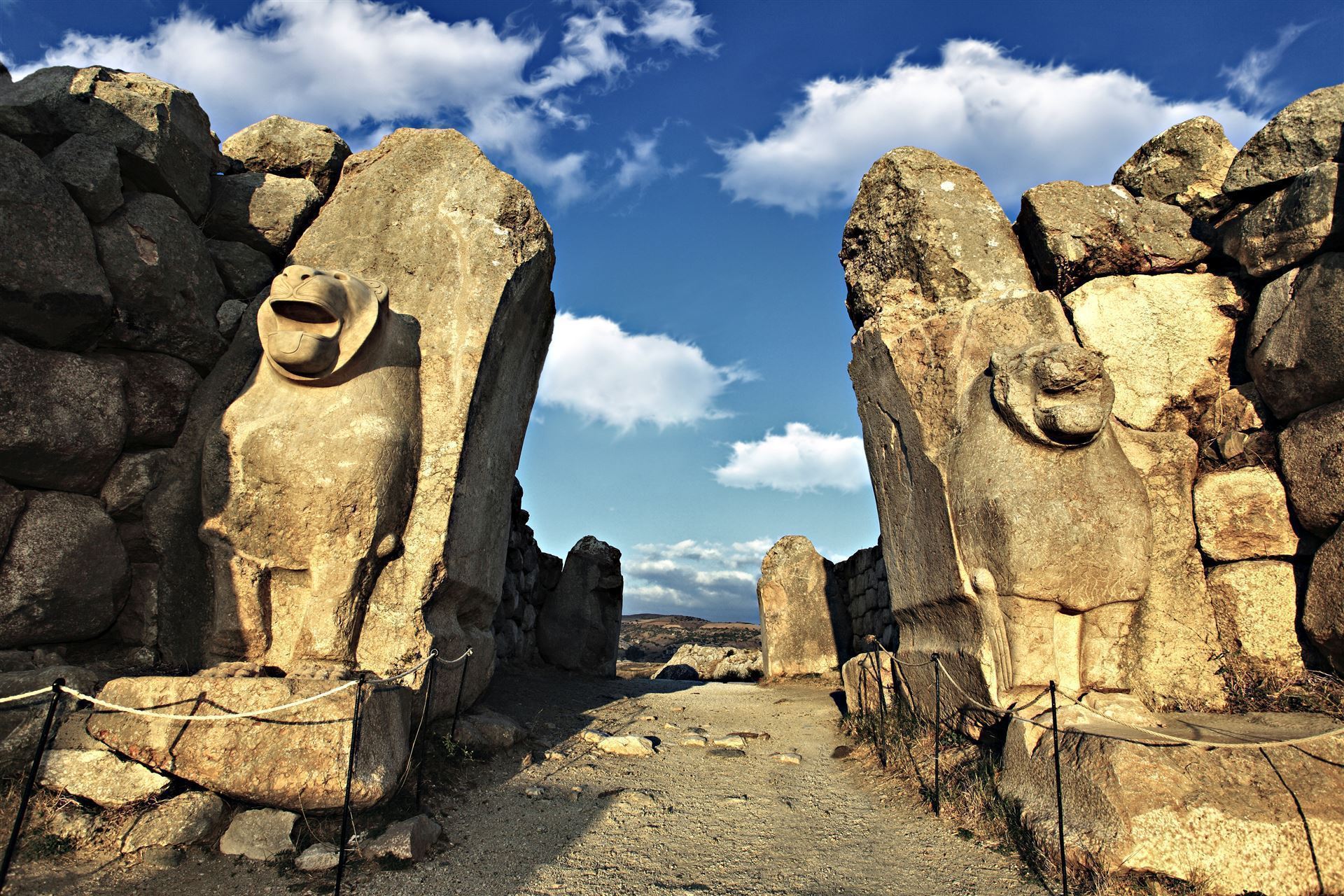 Lion's Gate in Hattusa, Türkei
