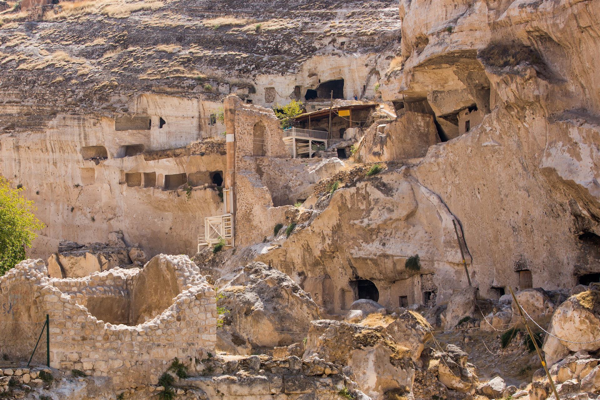 Alte Höhlenhäuser von Hasankeyf, Türkei