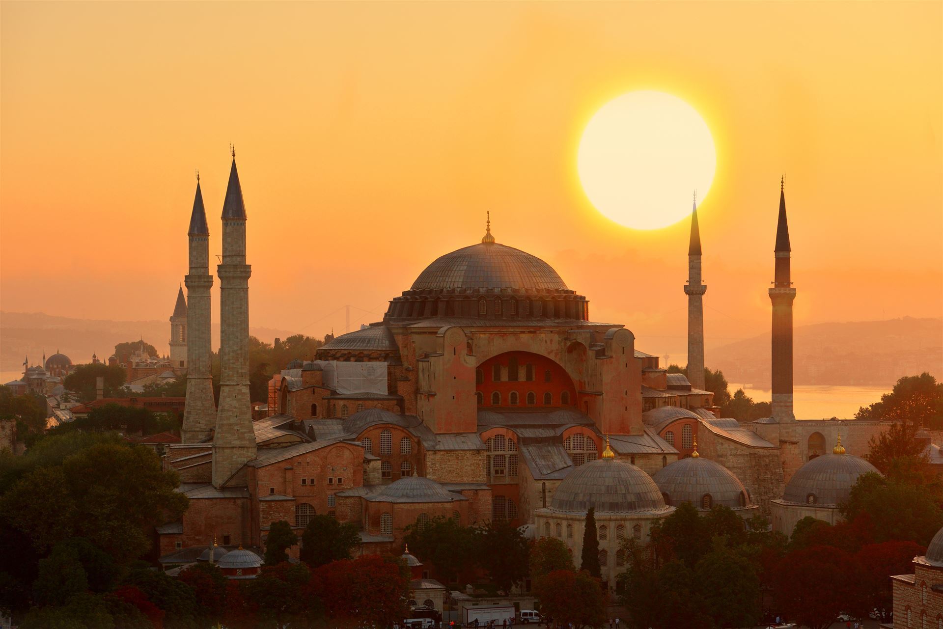 Hagia Sophia Sonneuntergang