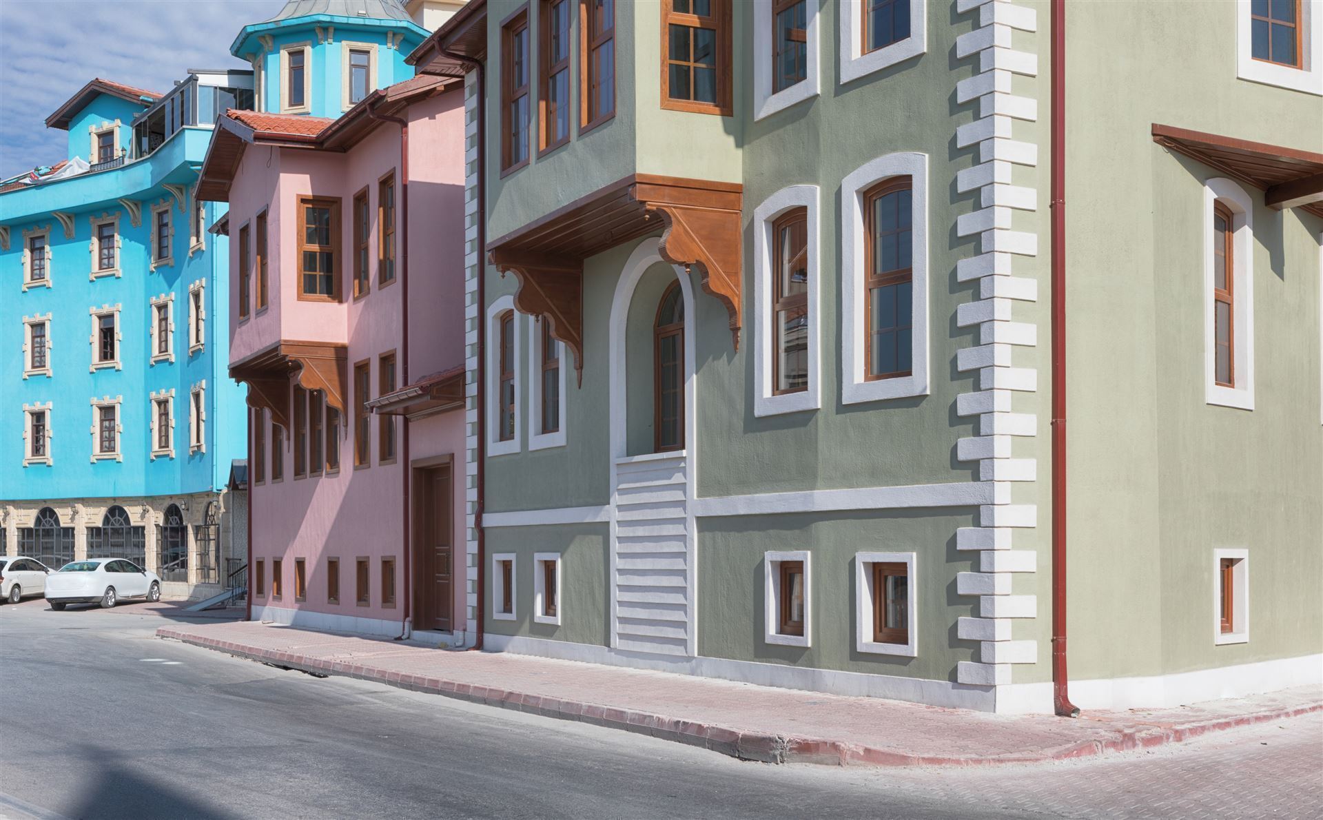 Traditionelle Häuser in Konya, Türkei