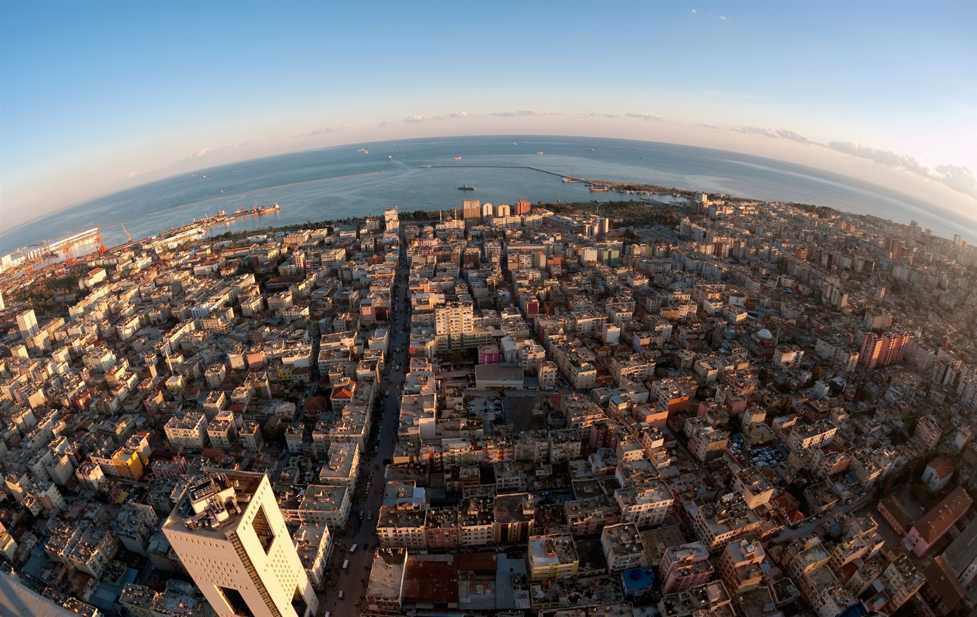 Stadt Mersin in der Türkei 