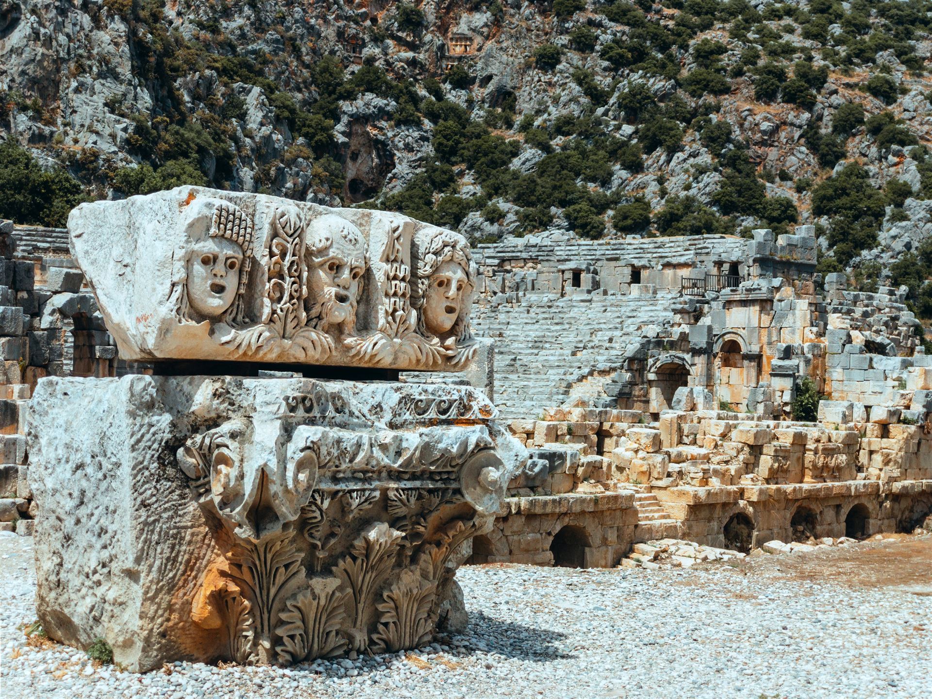 Lykische Gräber von Mira, Türkei