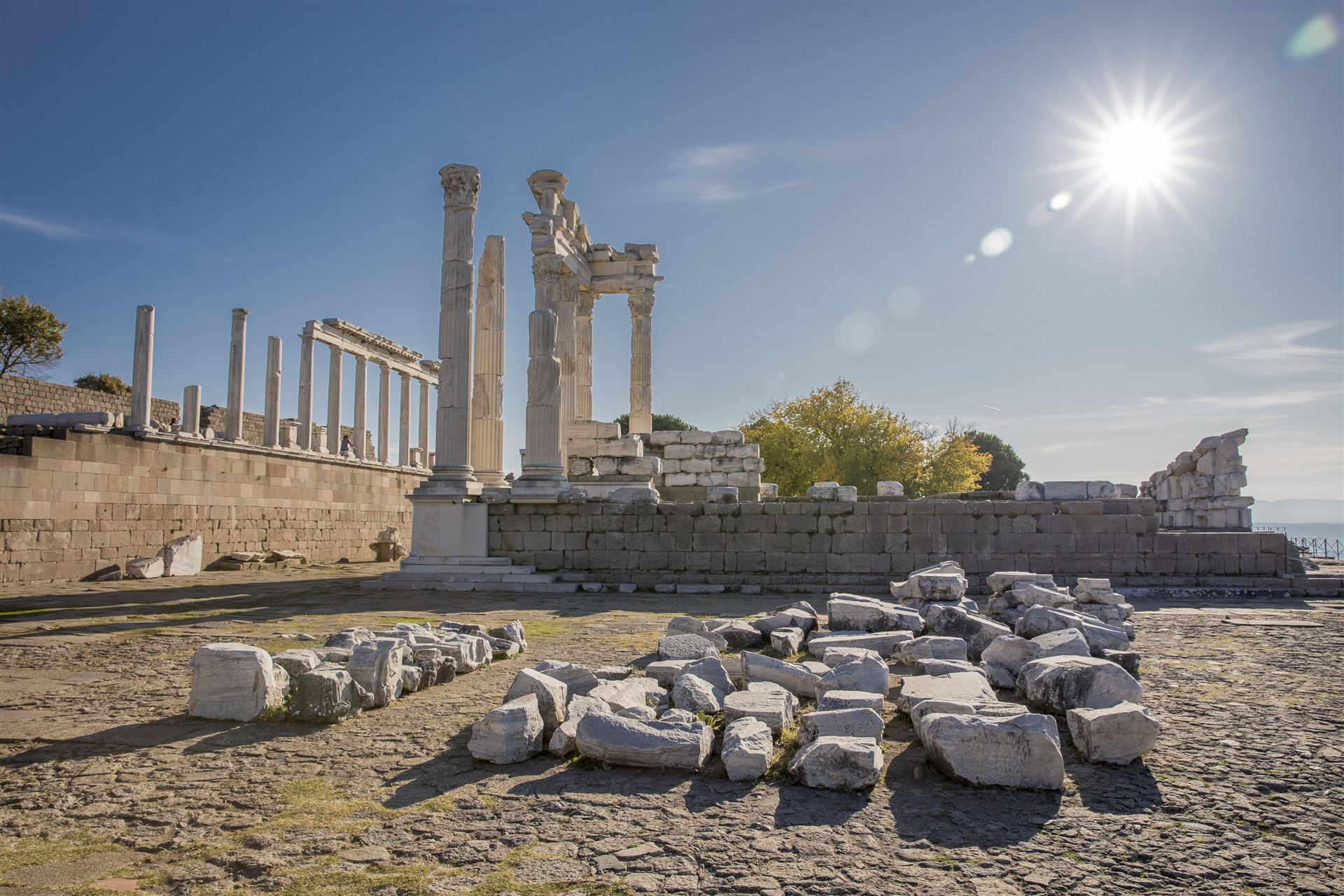 Trajan-Tempel in Pergamon, Türkei
