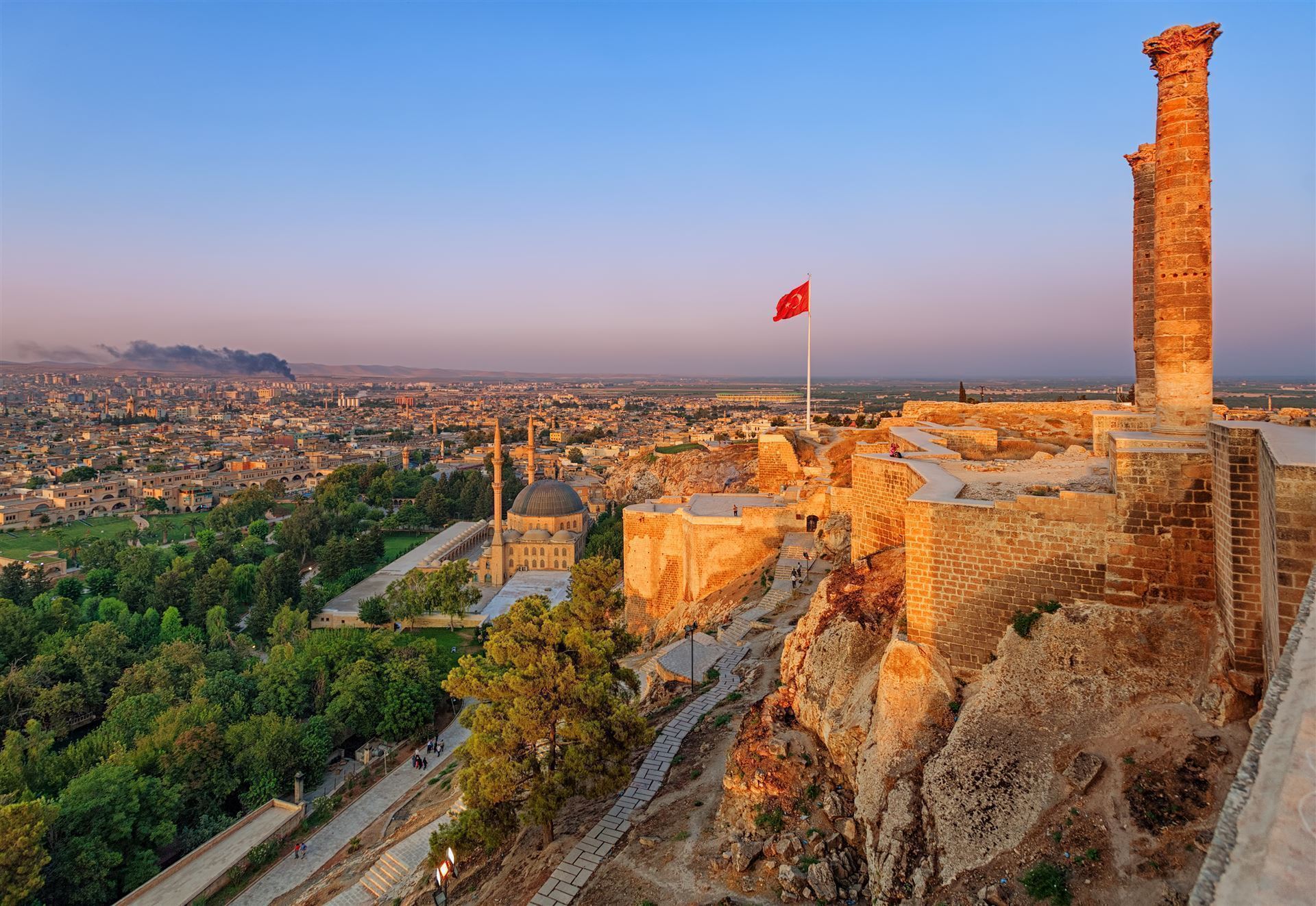 Das alte Schloss in Sanliurfa, Türkei