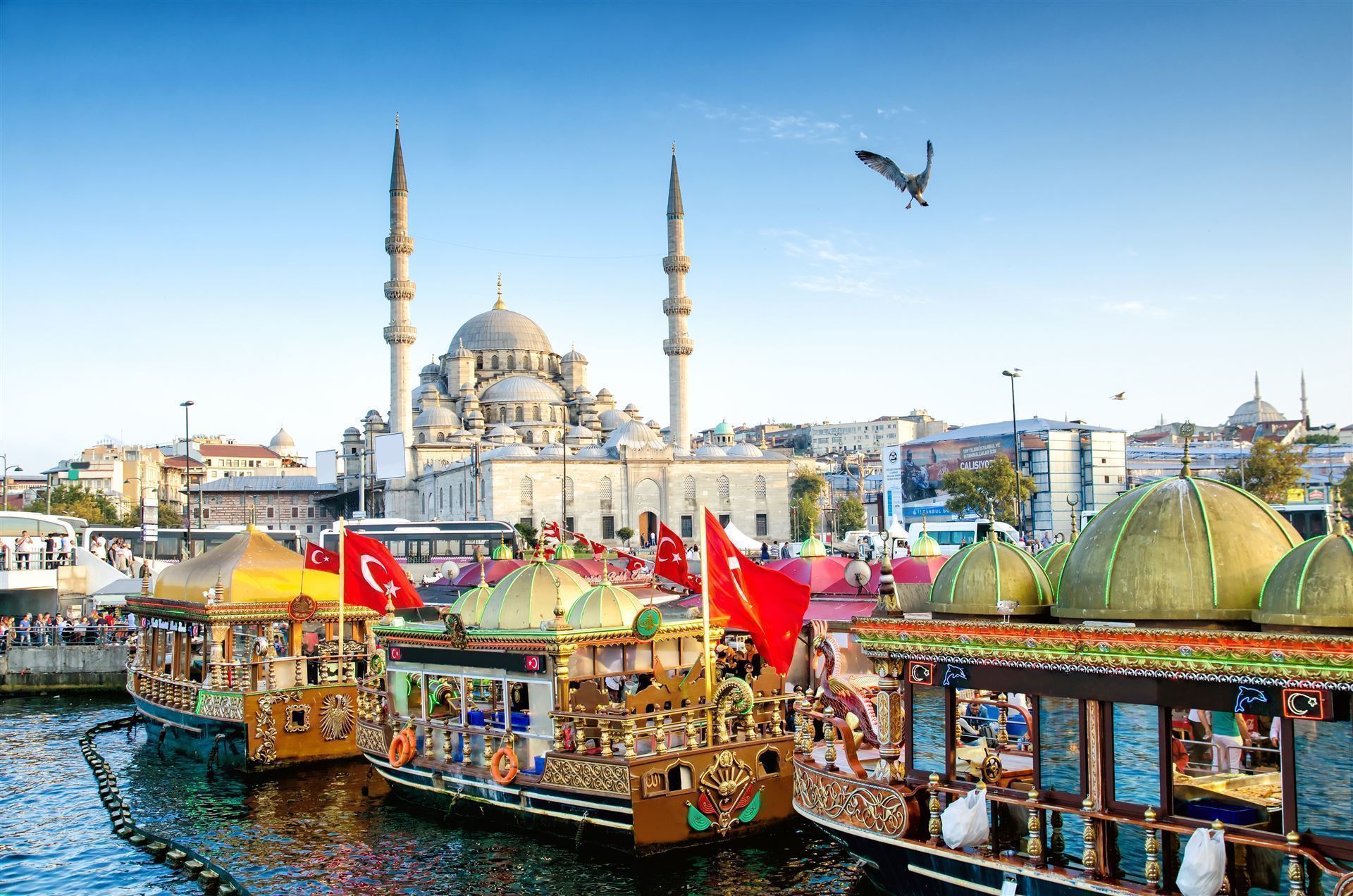 Blick auf die Süleymaniye Moschee