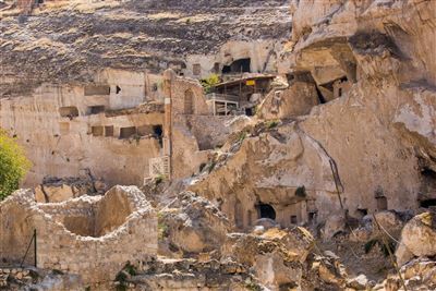 Alte Höhlenhäuser von Hasankeyf, Türkei