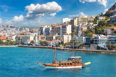 Blick auf Kusadasi, Türkei