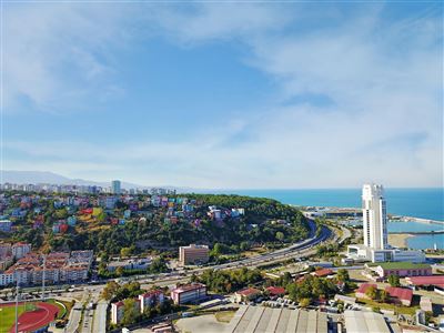 Blick auf Samsun, Türkei