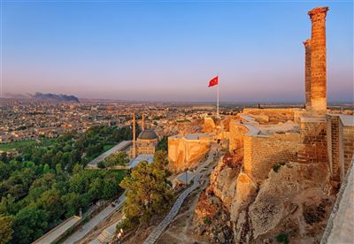 Das alte Schloss in Sanliurfa, Türkei