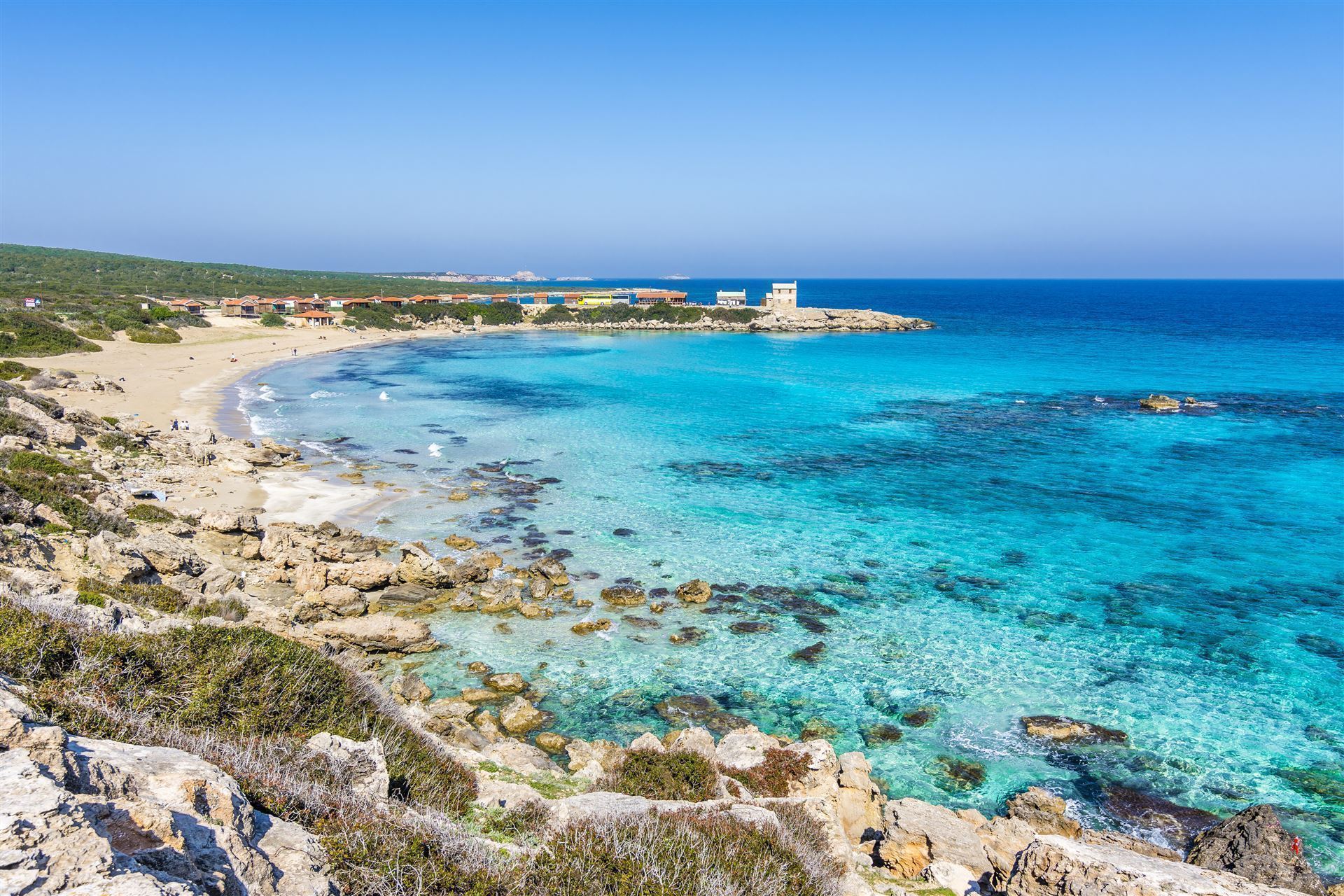 Schöner Strand auf der Karpaz Halbinsel