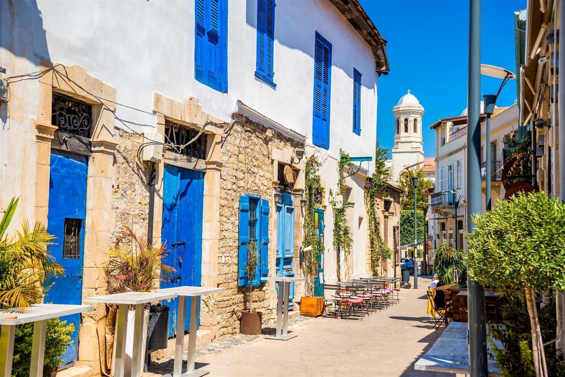 Hübsche Straße in Limassol