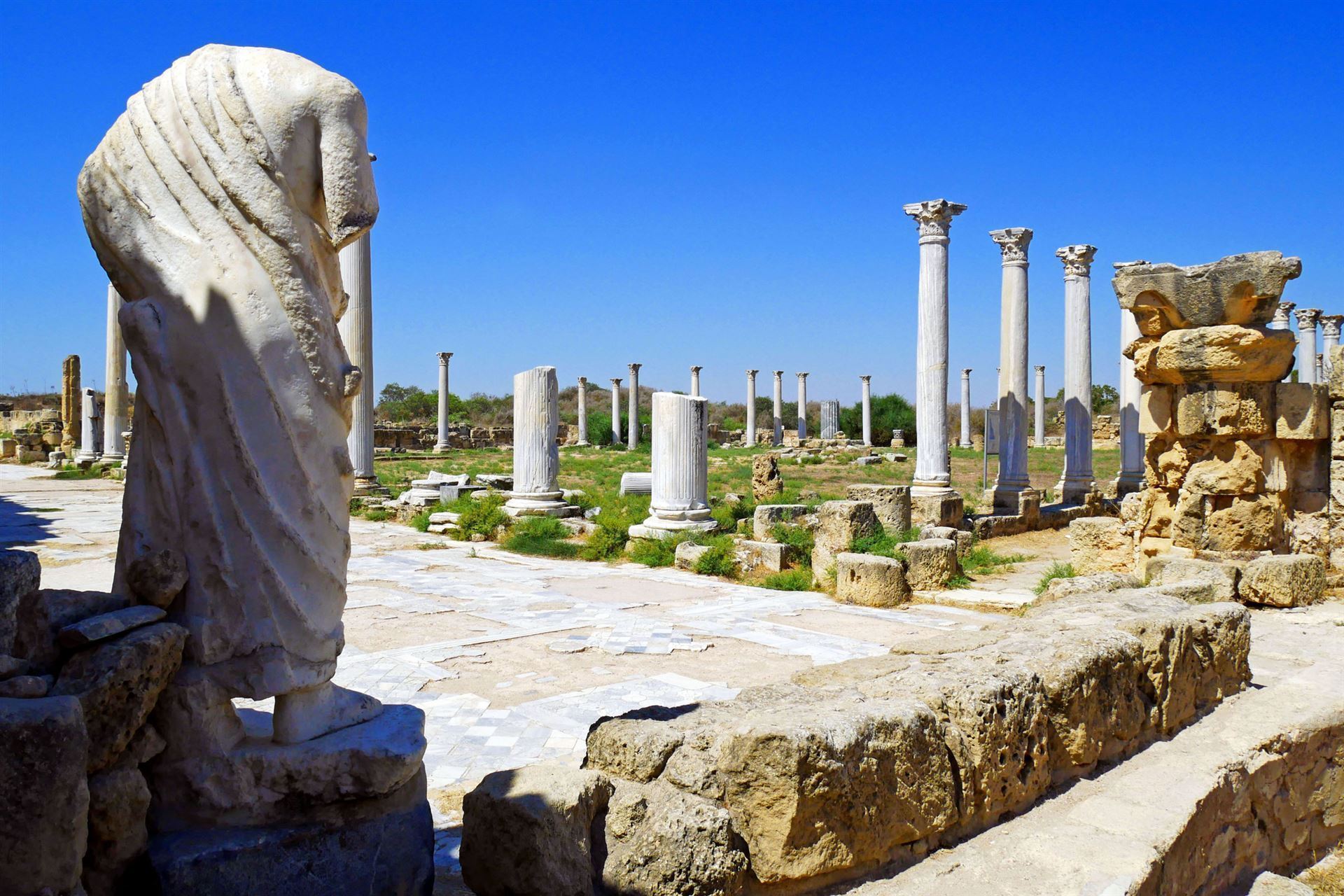 Ruinen der Stadt Salamis