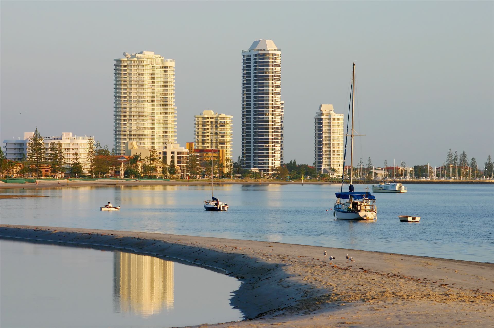 Boote in der Bucht
