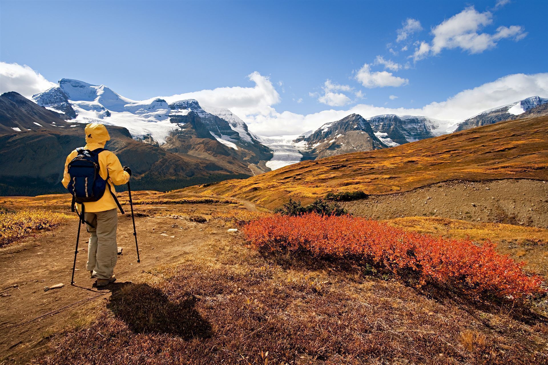 Wanderer in den Rocky Mountains