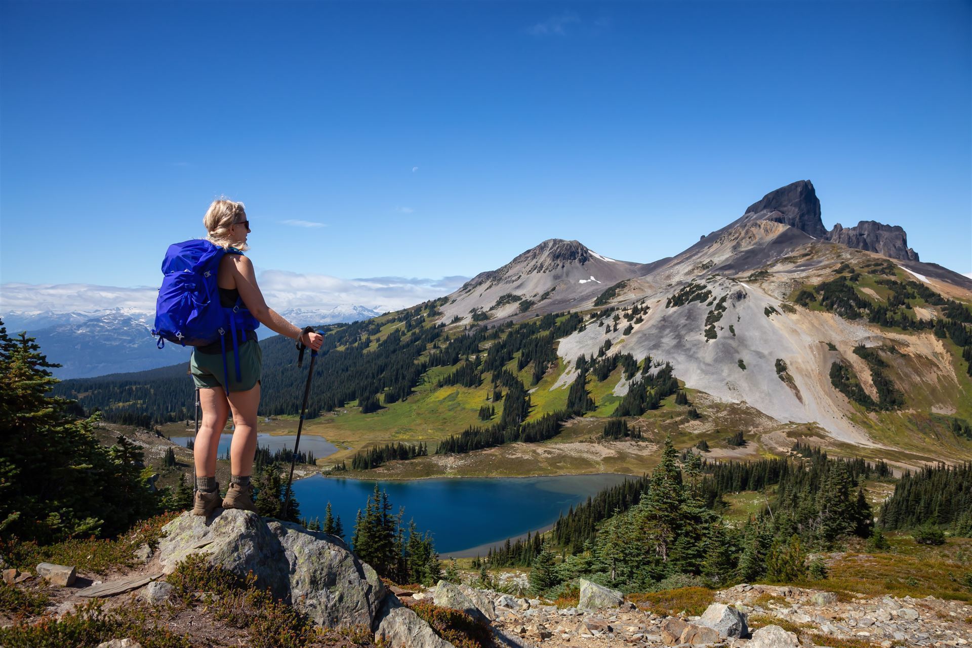 Wanderin im Garibaldi Provincial Park
