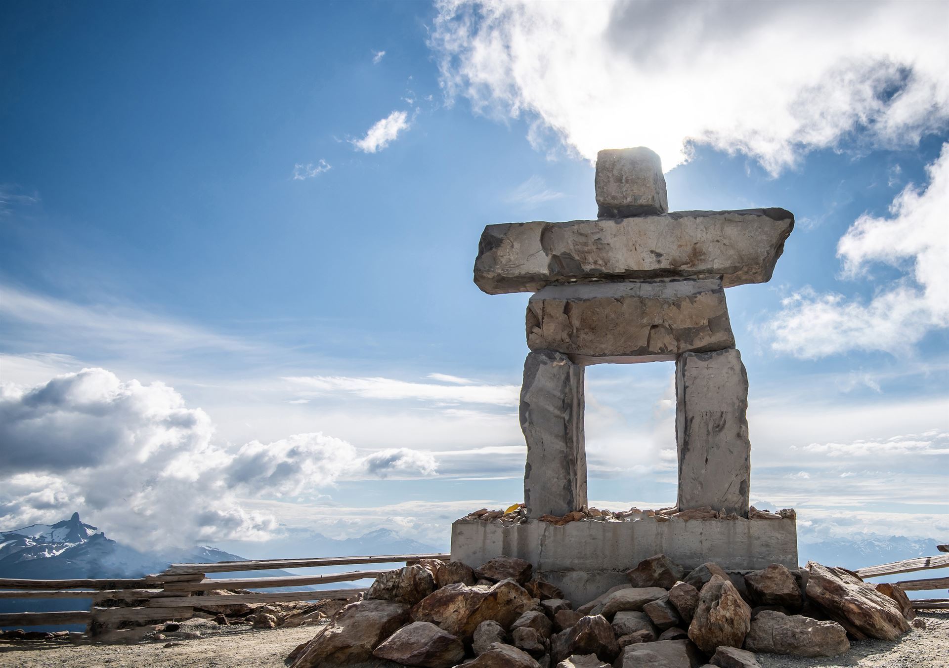 Inukshuk-Denkmal in Whistler