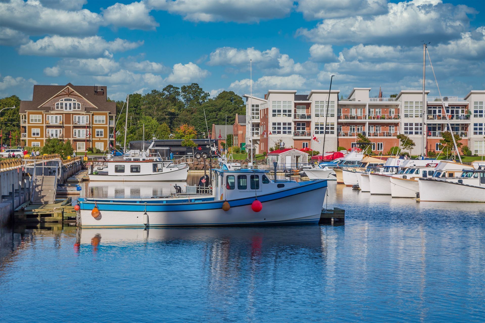 Fischerboote im Hafen von Charlottetown