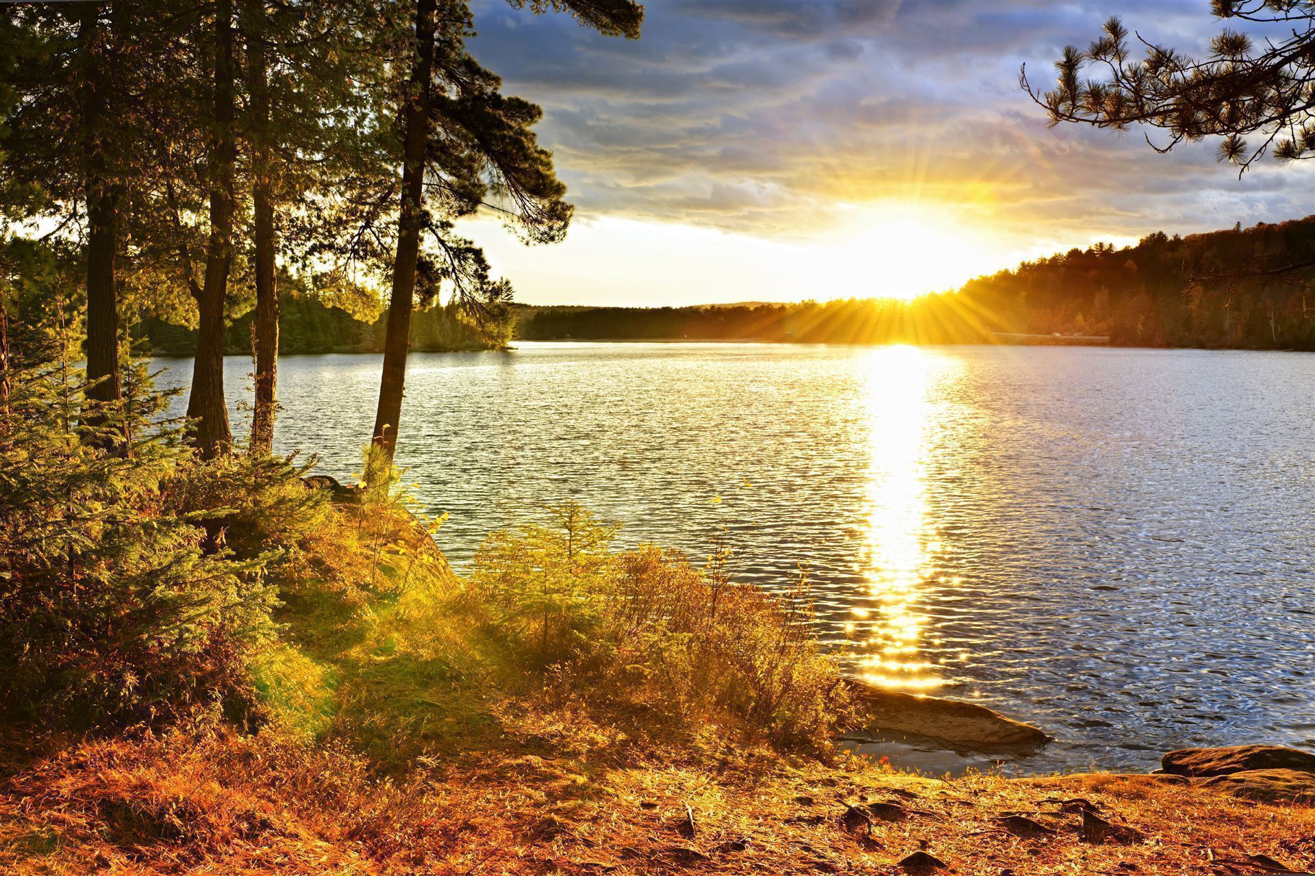Abendstimmung See