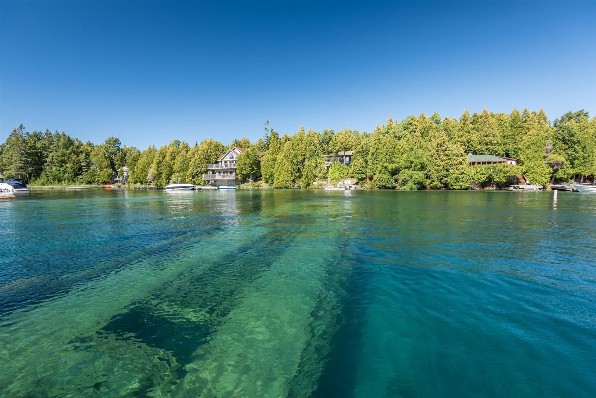 Schiffswrack bei Tobermory am Lake Huron