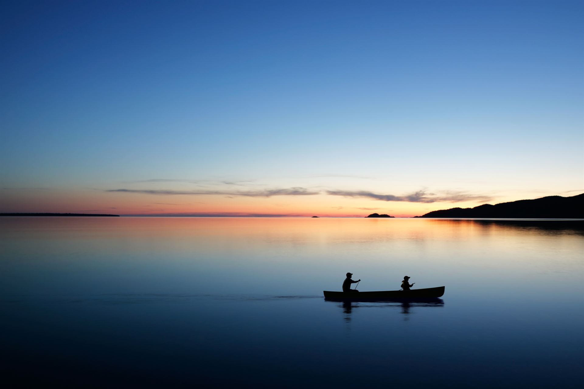 Kajak fahren auf dem Lake Huron