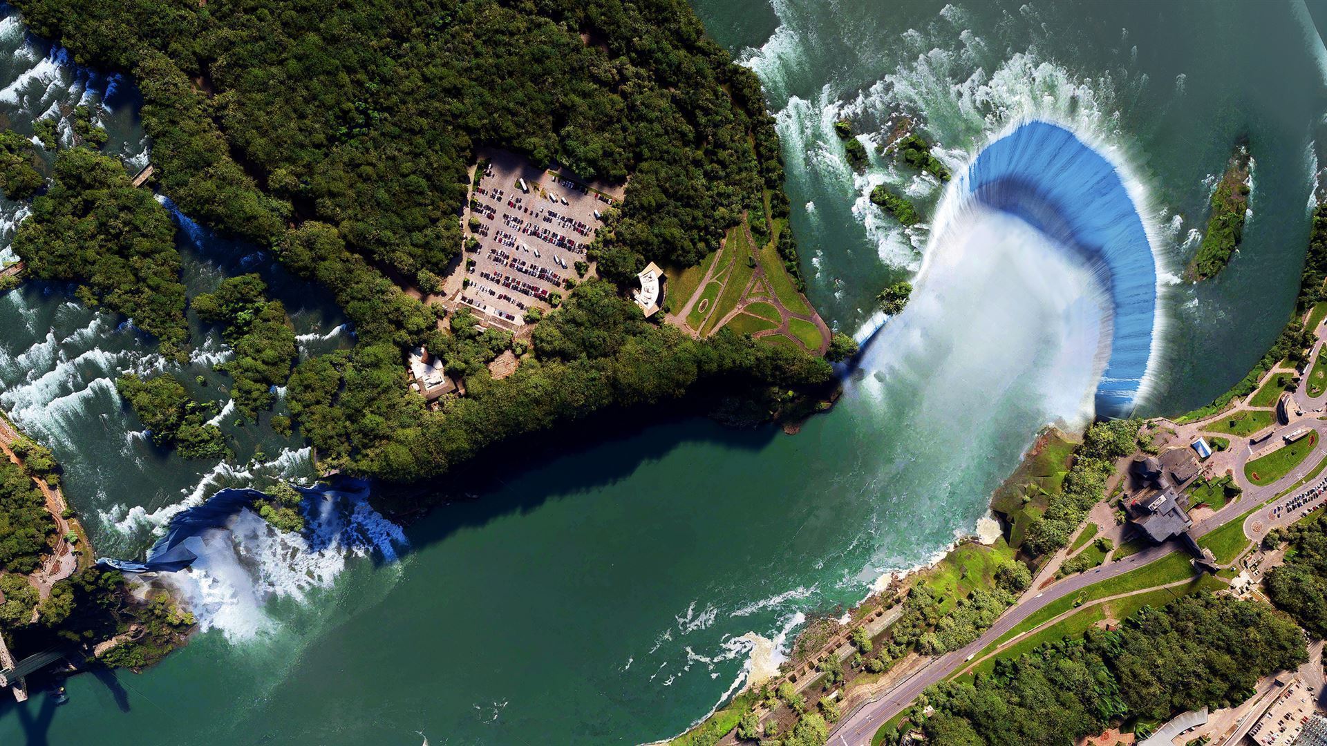 Niagara Fälle von Oben