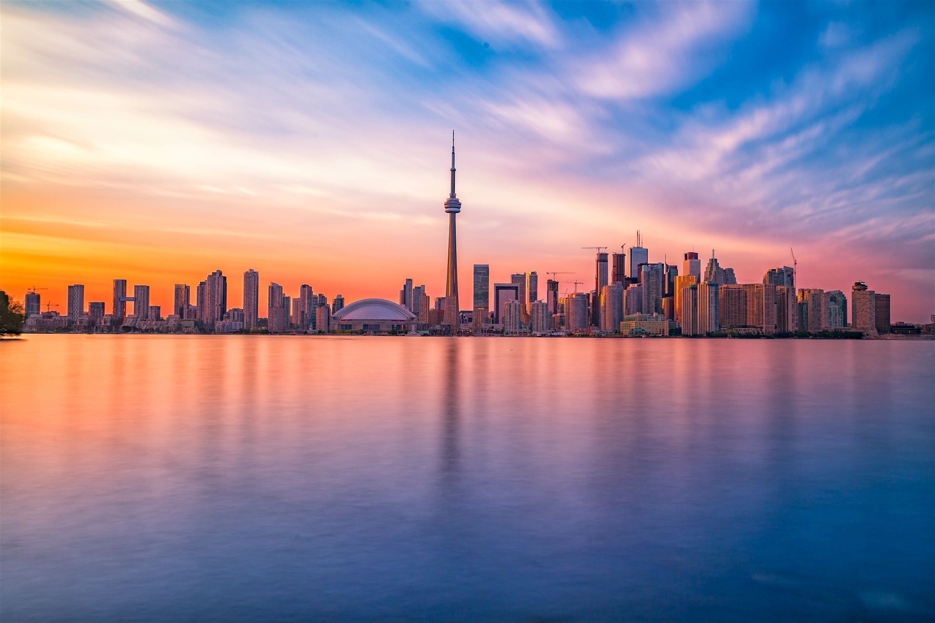 Toronto bei Sonnenuntergang