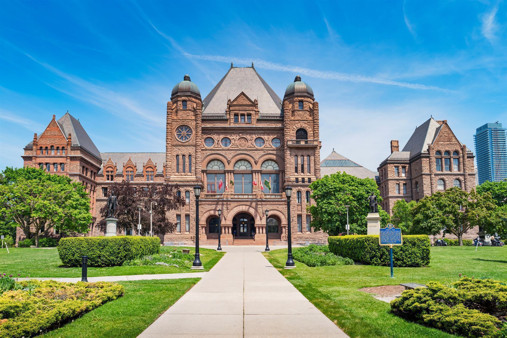 Parlamentsgebäude im Queen´s Park Toronto