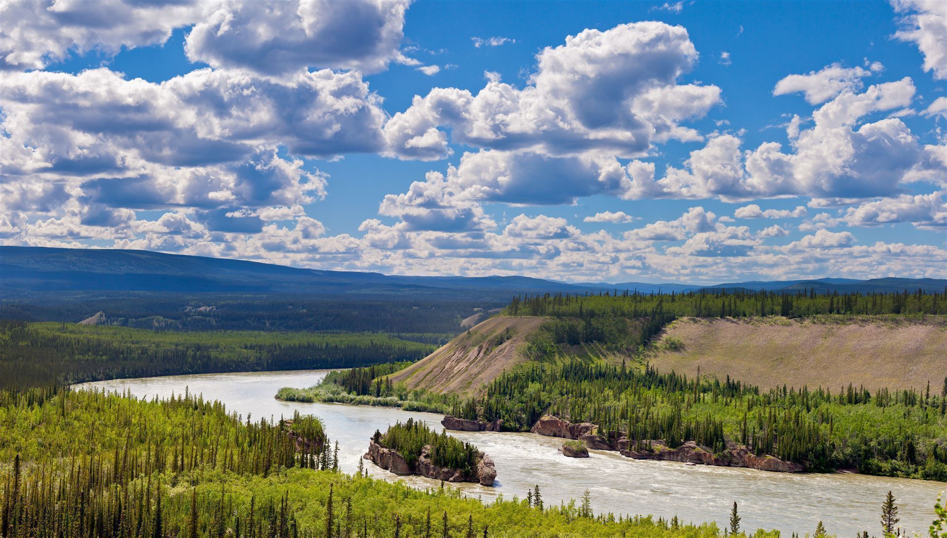 Five Finger Rapids im Yukon River